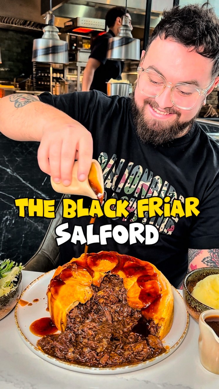 LARGEST PIE IN THE NORTH WEST 🥧 It’s @theblackfriarsalford Pie Festival ...