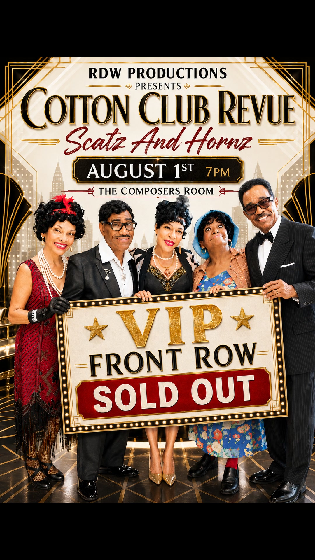 Wow!! Thanks so much. We can't wait to see you all at tonight's show. #fypシ #vegasmusician #soldout #BlackVegas #cottonclub #livemusic #vegassinger #thecomposersroom #cottonclubrevue #varietyshow 