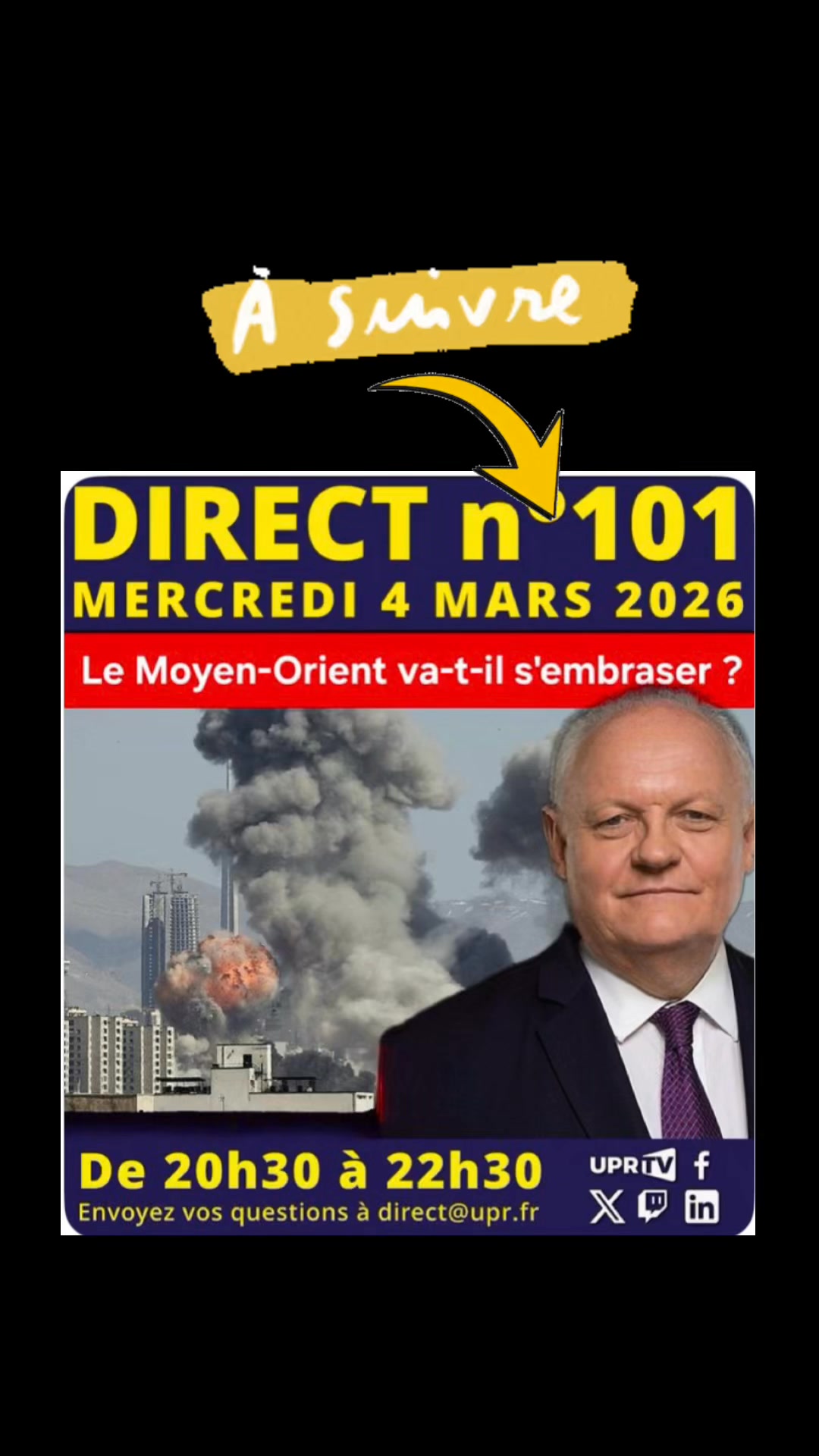 📣À SUIVRE ↘️ DiRECT nº101 CE MERCREDI 4 MARS 2026 DE 20h30 à 22h30 ...