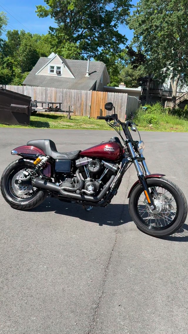 2013 DYNA STREET BOB. $11,999. 5k miles. Hard candy custom paint