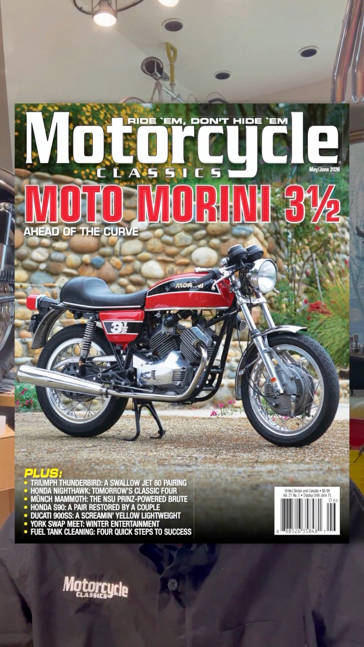 ユウ The May/June issue of Motorcycle Classics is here! Editor-in-Chief