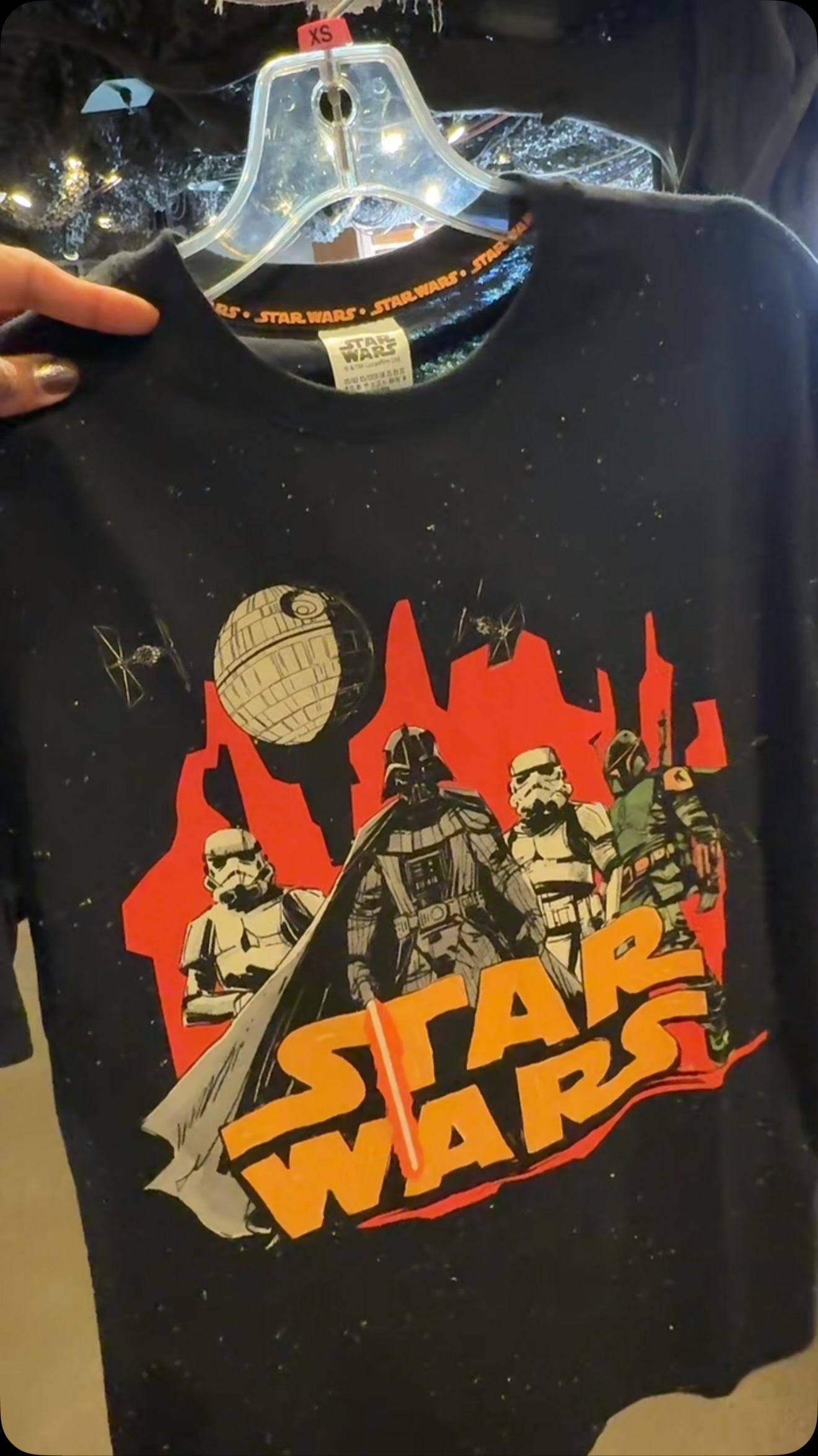 Disneyland Star Wars Nite 2026 merch including hats, tees, pins