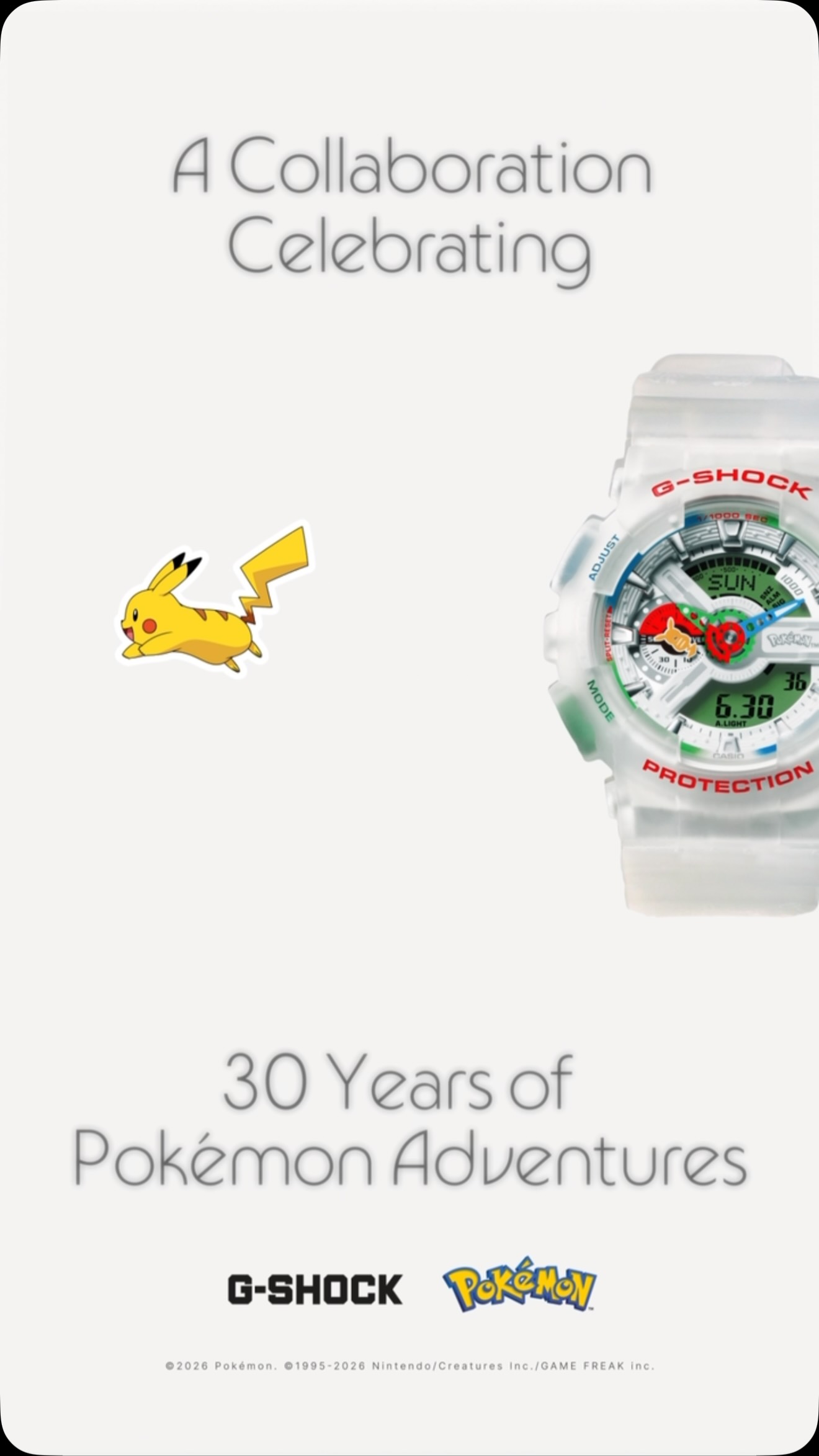 Pokemon 30th Anniversary｜Collaboration Model ポケモンの30周年を