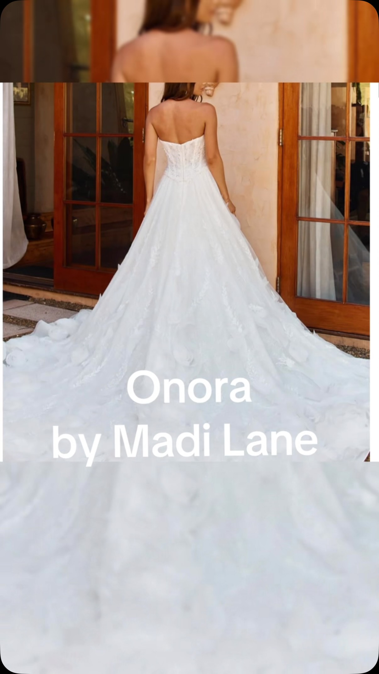 formal dresses alexandria va ☘️ ONORA… or should we say NORA? 🇮🇪, Absolutely stunning from every angle, our Onora wedding gown is a couture delight for the senses—and for our most glamorous Madi Lane brides., This maximalist 25.12COLL