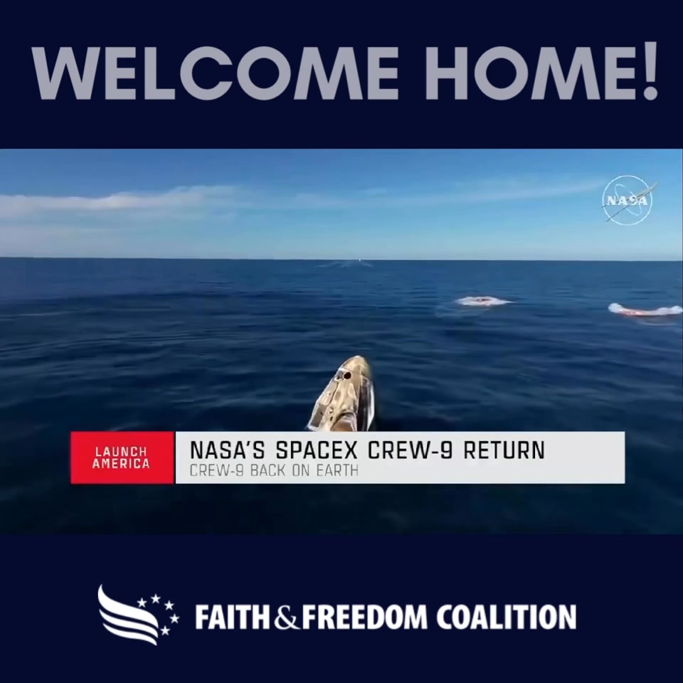 Welcome home, NASA's Crew-9 astronauts! After an unexpected nine-month ...
