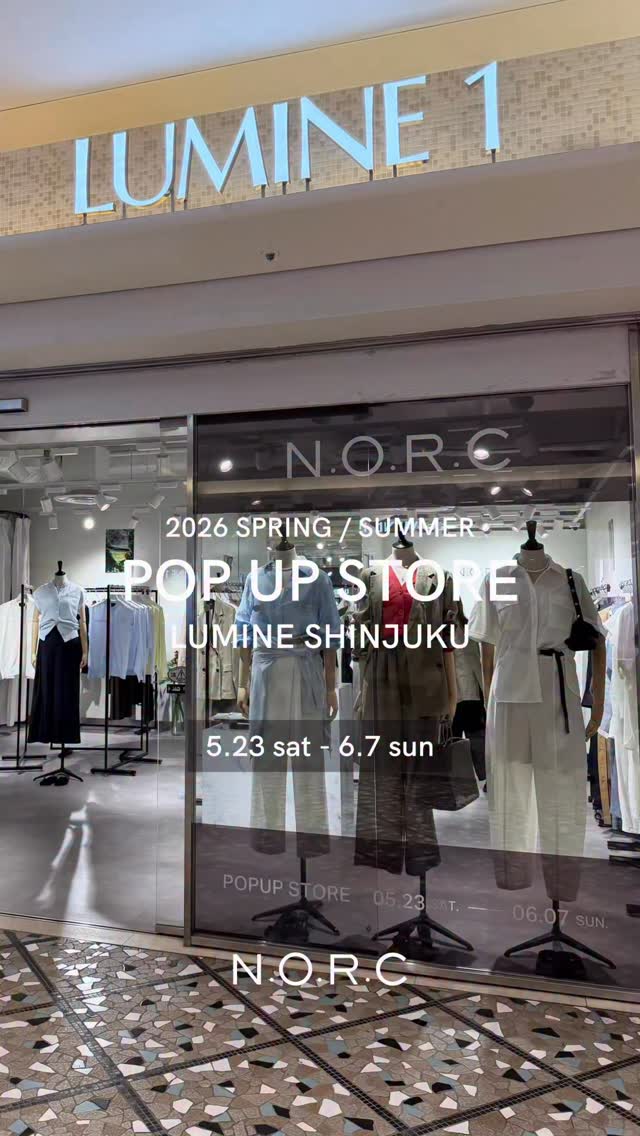 ルミネ新宿 POPUP STORE , , 2026 SPRING SUMMER COLLECTION, ルミネ新宿POP UP STORE開催中 , 期間 5 23 土 6 7 日 , 場所 ルミネ新宿ルミネ1 ・2階 Gallery 1, 営業時間 11 00-21 00, 今回のポップアップストアでは , さらりとした快適な着心地を保つ フレンチリネンシリーズ ,