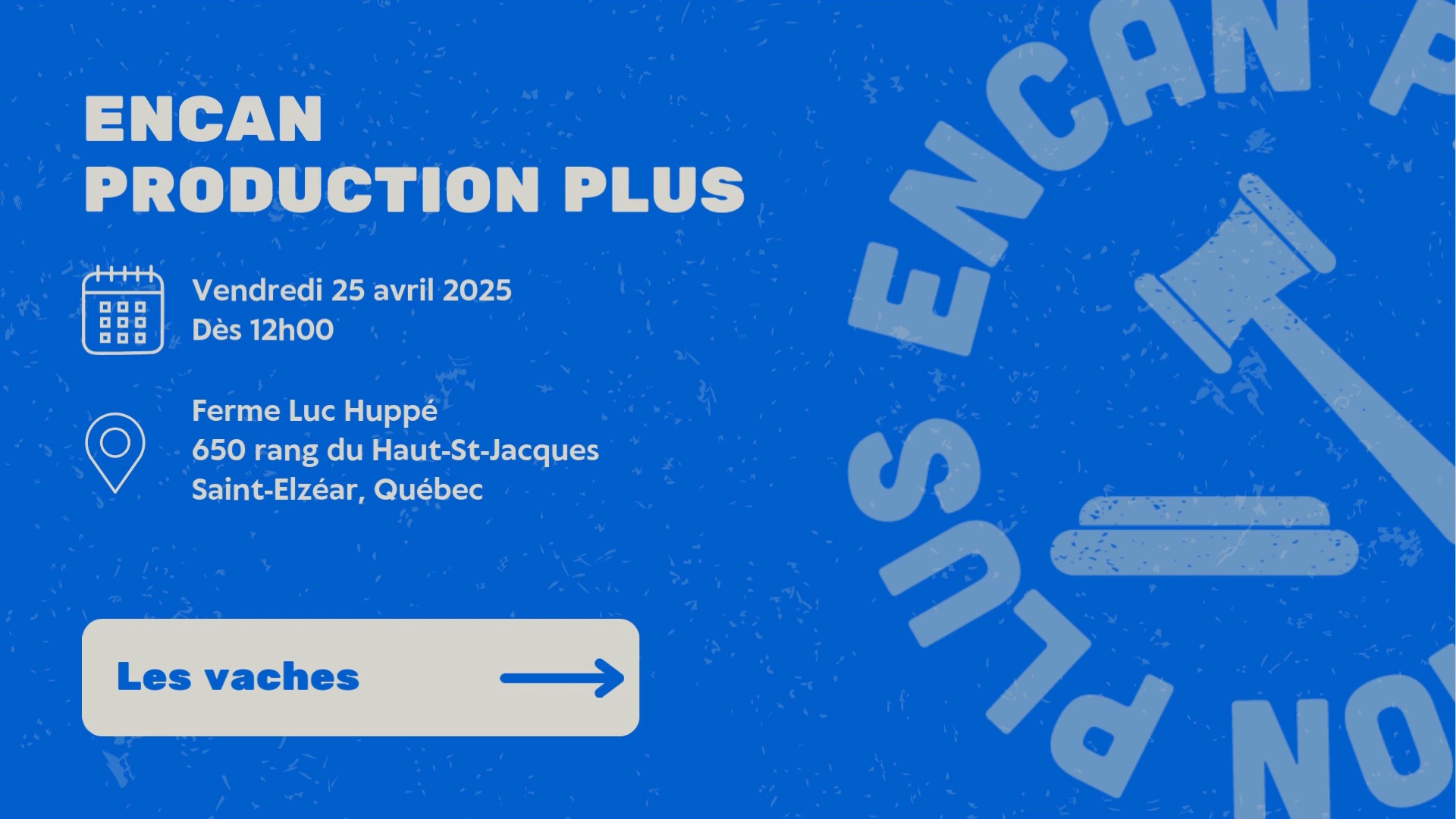 La vidéo des animaux en vente lors de l'𝗘𝗡𝗖𝗔𝗡 𝗣𝗥𝗢𝗗𝗨𝗖𝗧𝗜𝗢𝗡 𝗣𝗟𝗨𝗦 est ...
