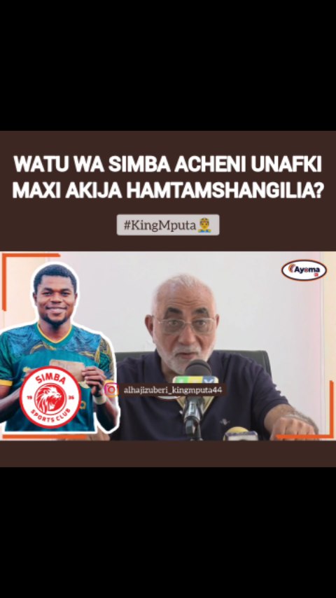 Maxi anakuja Simba sasa Hamtamshangilia?? | Le King TV | Facebook