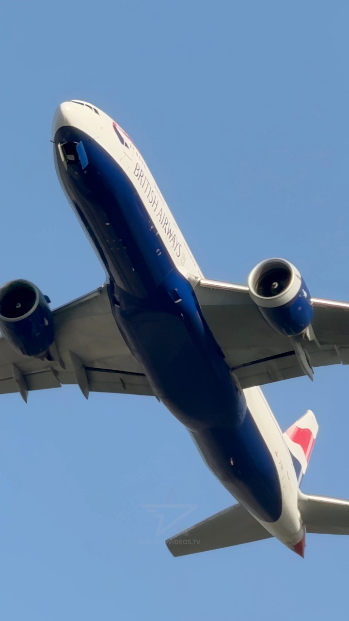 GE90 Roar! 💪 British Airways Boeing 777-200ER. #GE90 #boeing777