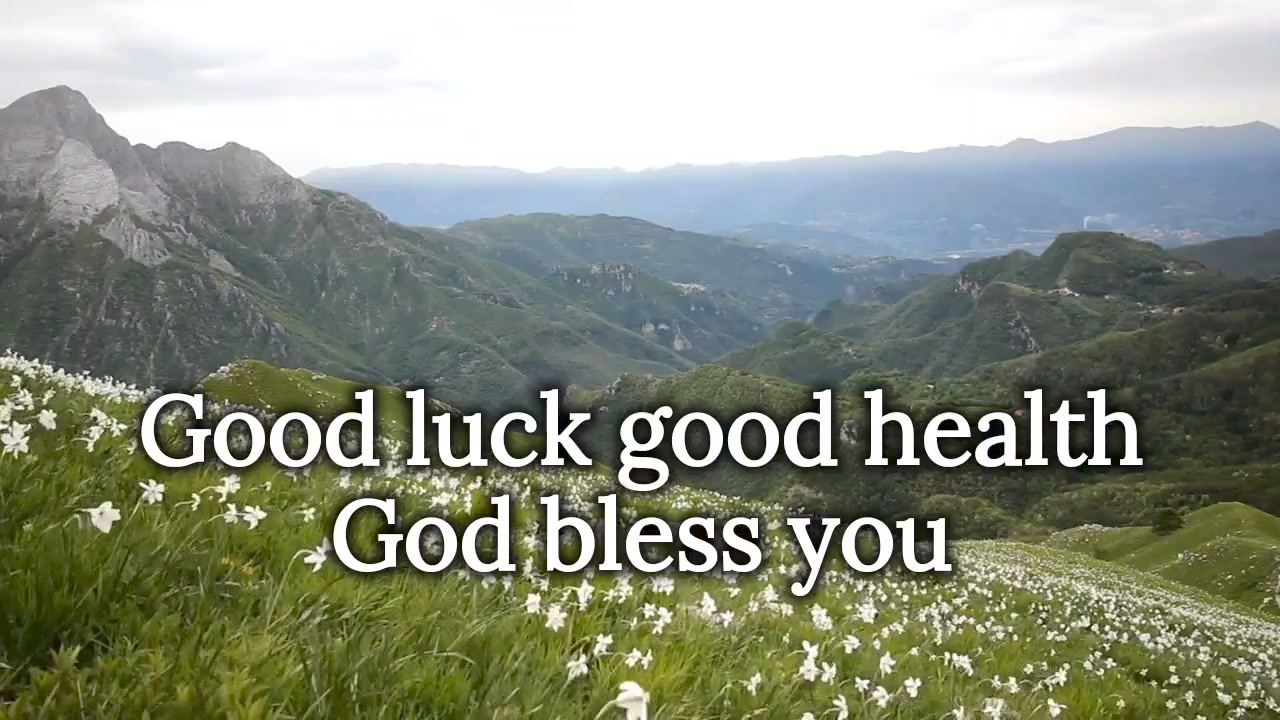 GOOD LUCK GOOD HEALTH GOD BLESS YOU - Connie Francis | MUSIC of MY