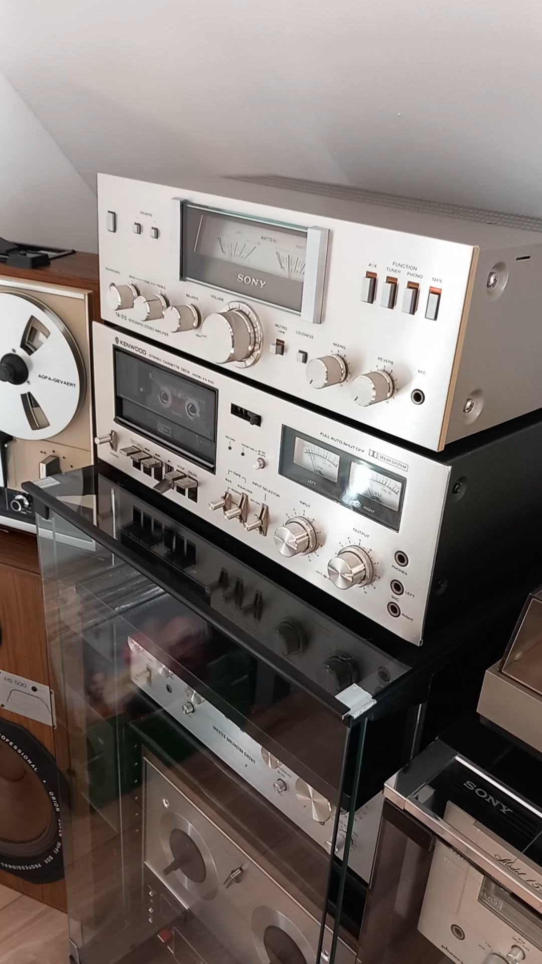 1979 Japanese Sony TA-313 Integrated Stereo Amplifier reborn. The
