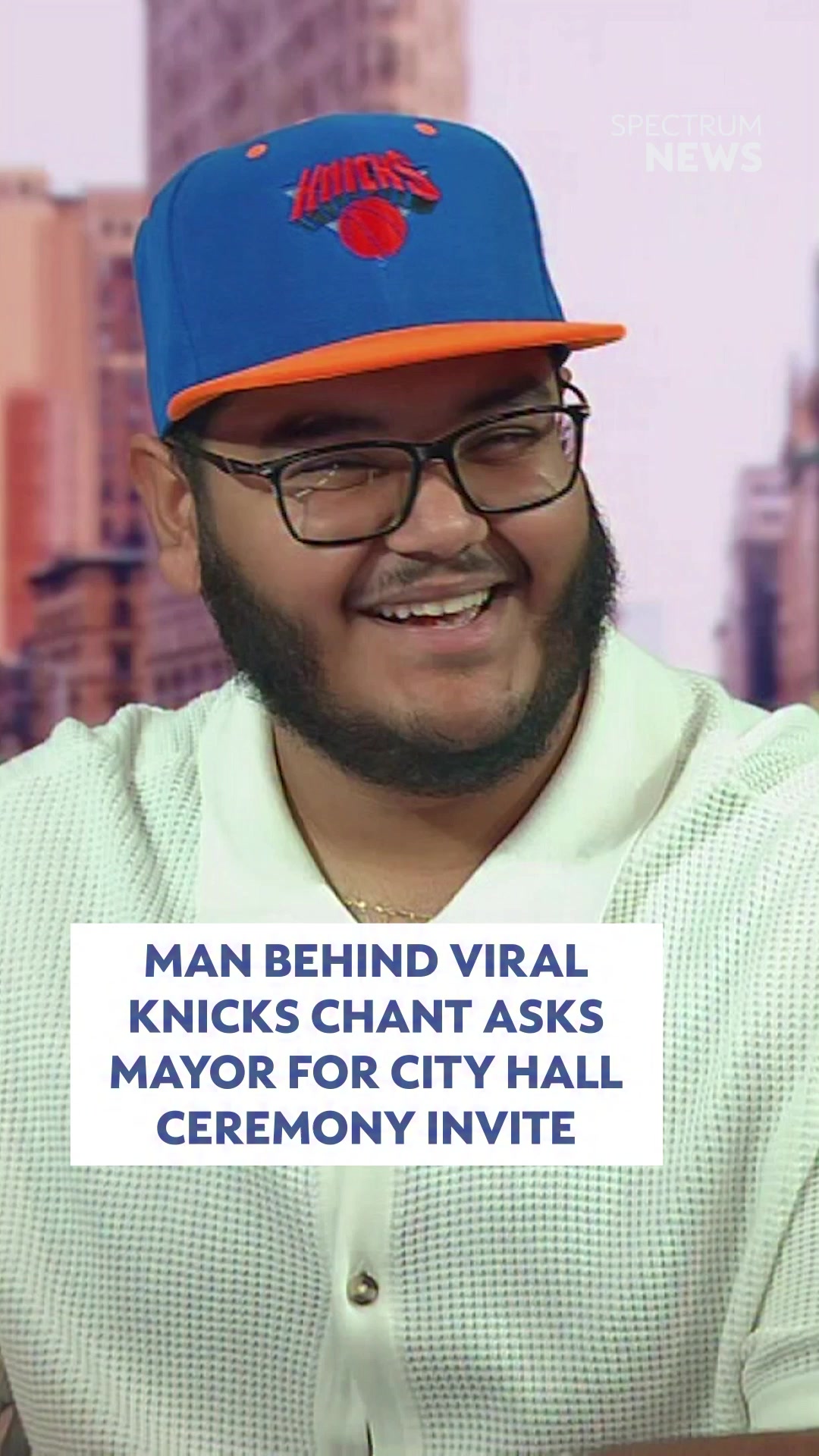 MD Ahnaf Hossain, who popularized the viral “Knicks in 4” chant