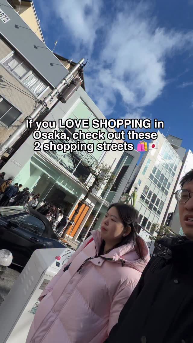 VERY POPULAR fashion streets in Osaka 🛍️🇯🇵🔥 If you love