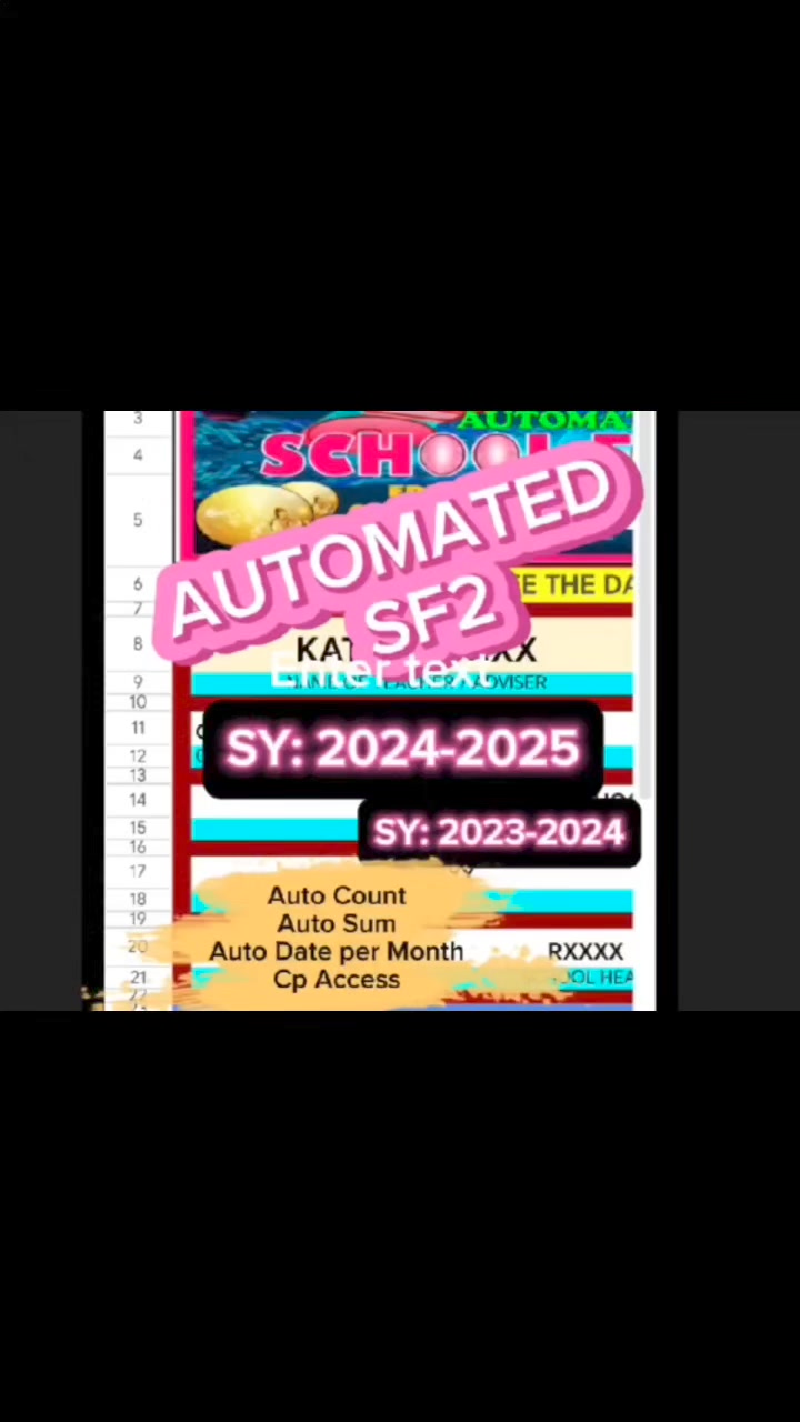 Automated SF2 SY: 2024 2025 📌DepEdFormat 📌Easy Access 📌Can be open and ...