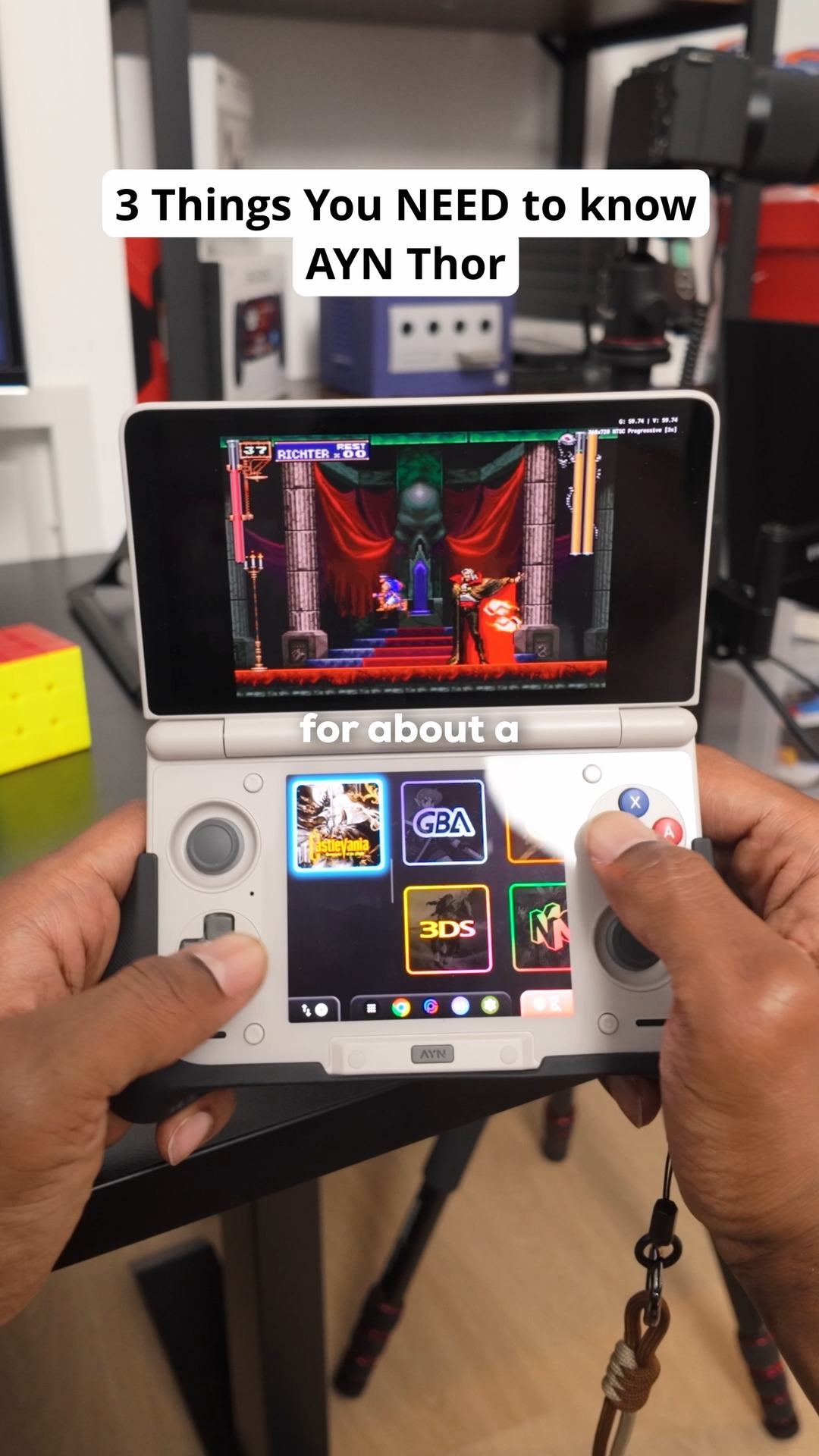 The AYN Thor is def gonna be my new favorite handheld 🙌🏾 If you