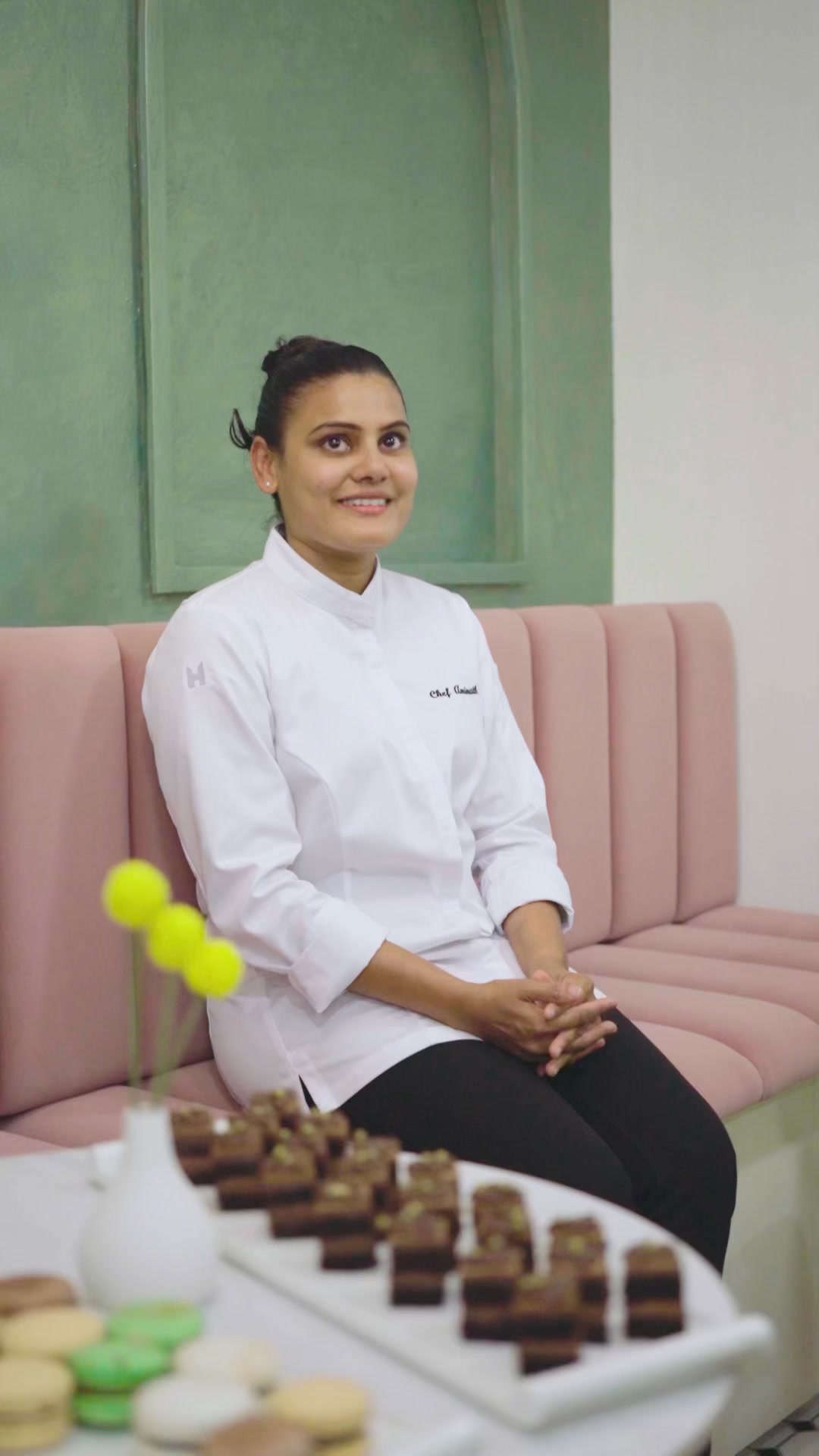 As Chef Ainthu from Maldivian Patissier gets ready to open her bakery ...