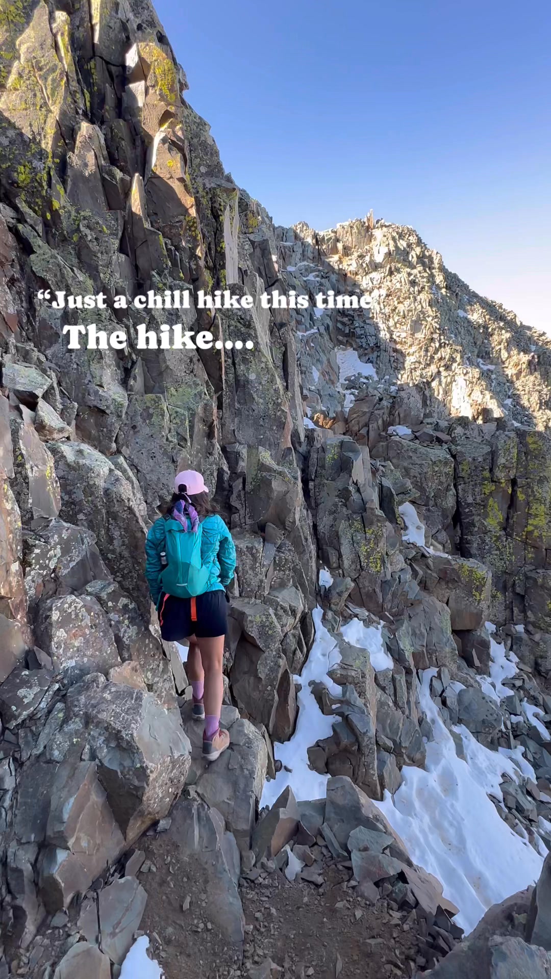 “Easy hike” in my vocabulary clearly translates to “extreme terrain ...