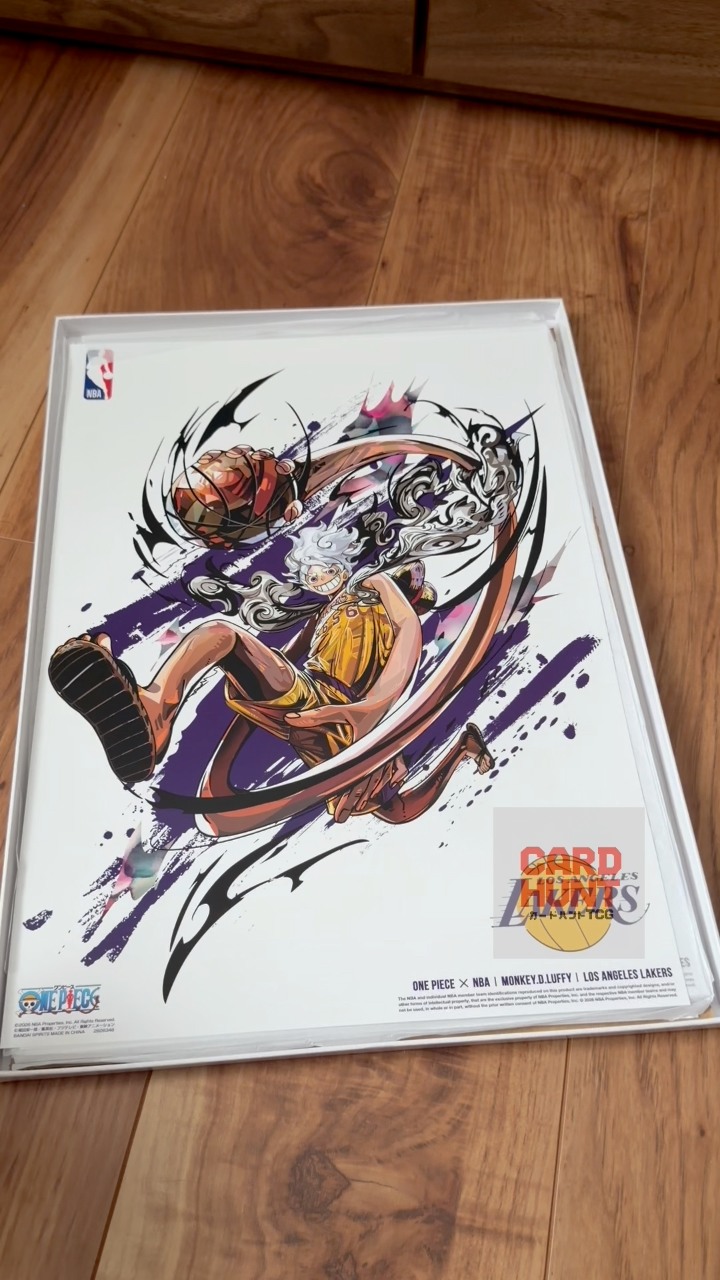 One piece X Nba mini poster set #onepiece #bucks #lakers