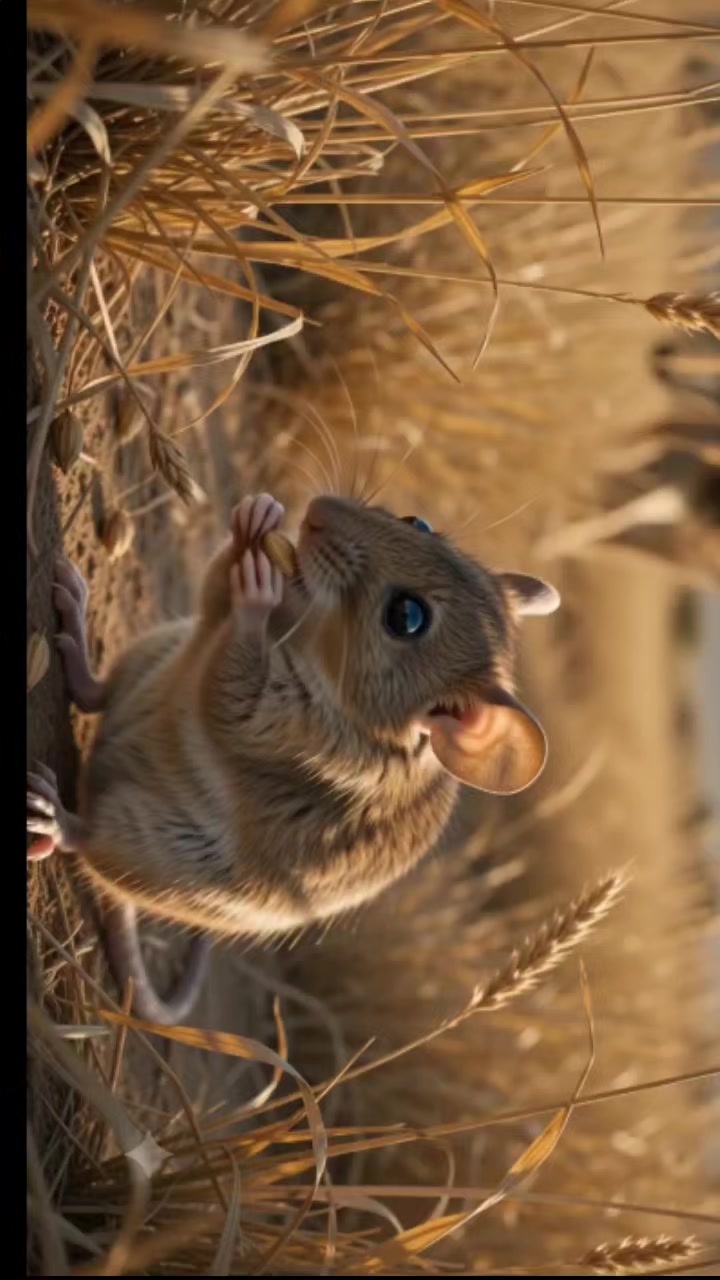 The kissing mouse, short but sweet | The Mouse family that live by