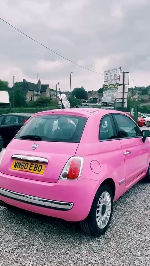 💗💕BARBIE PINK FIAT 500 1.2💕💗 1 OF 1500 EVER MADE IN THIS