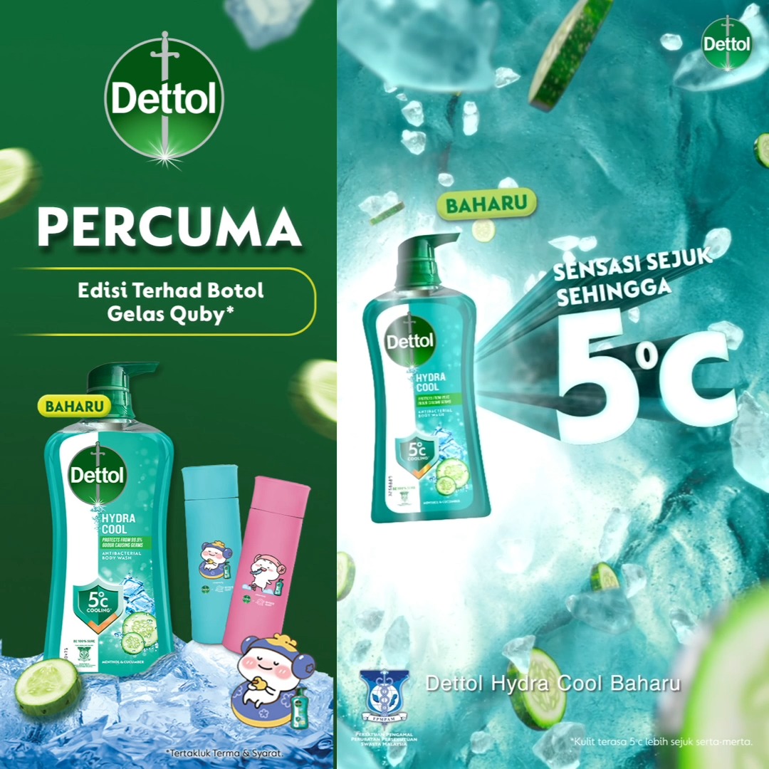Hidrat dan segarkan diri dengan Hydra Cool bersama Quby!🚿💧 Dari 1 Jun ...