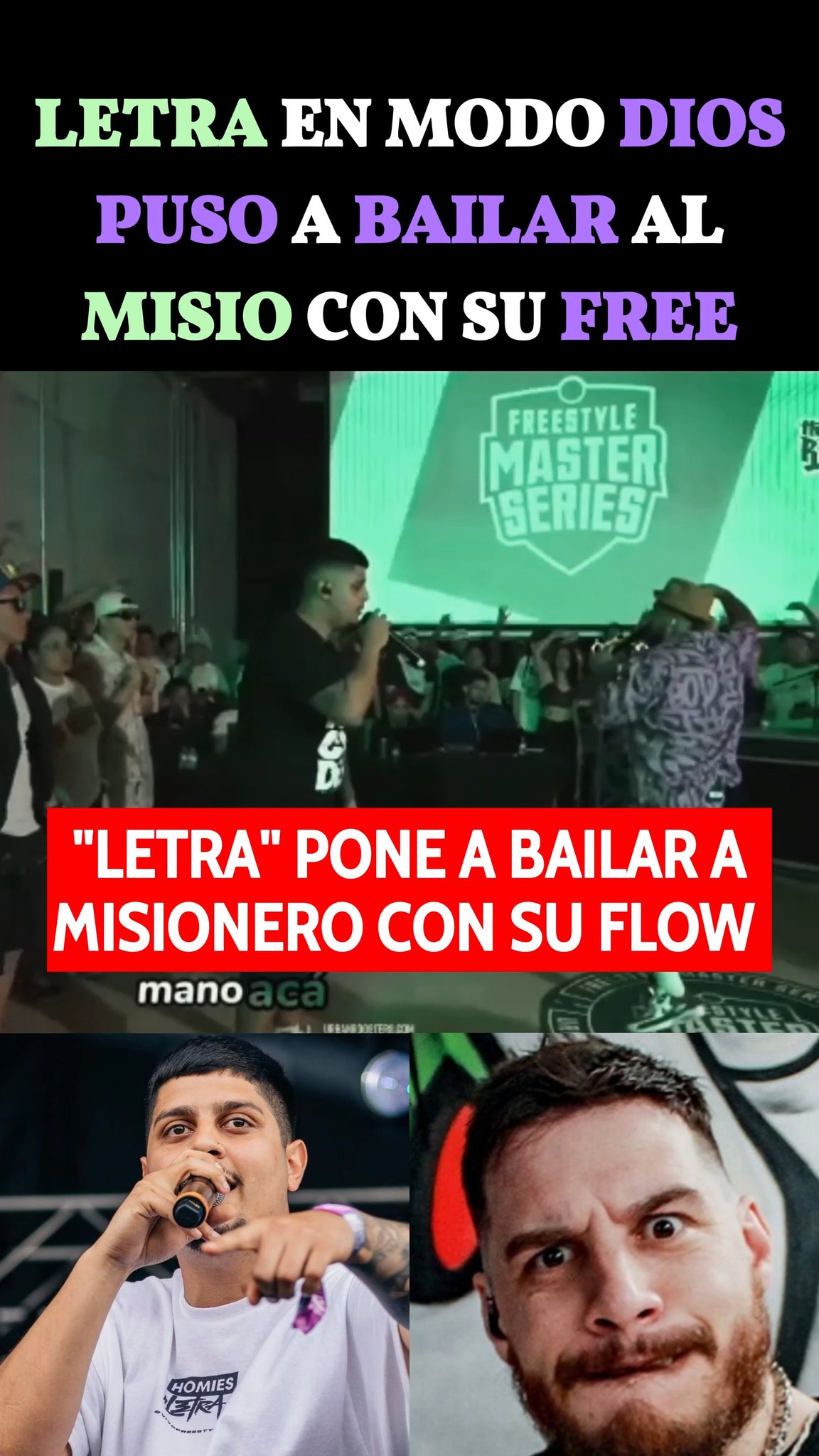 LETRA EN MODO 