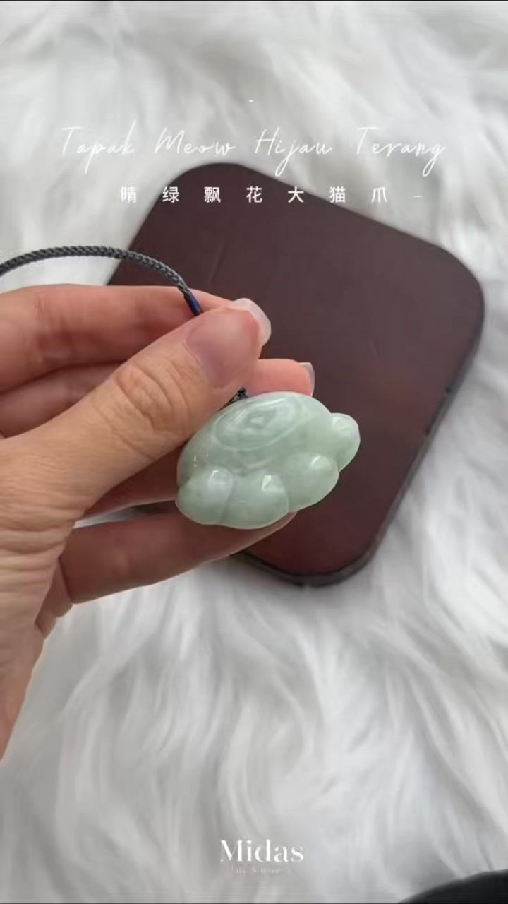 今天揣了一只爪子在身上~ 自带飘花的猫爪，很像每只不一样纹路的猫猫 