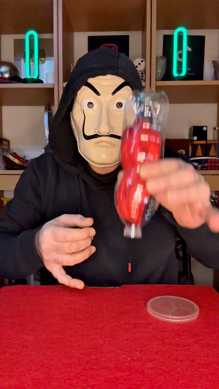 Silk thru bottle magic trick revealed 🪄 #magic #tricks