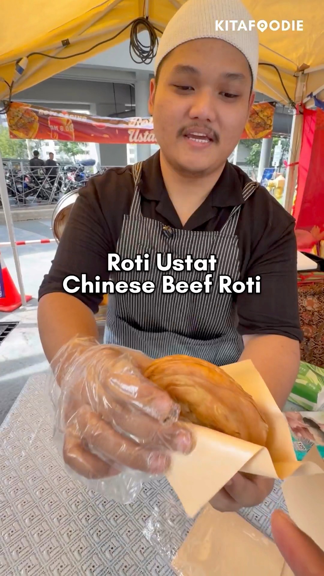Roti Ustat Chinese Beef Roti Inti Selambak! 📍Roti Ustat @ Bazaar ...
