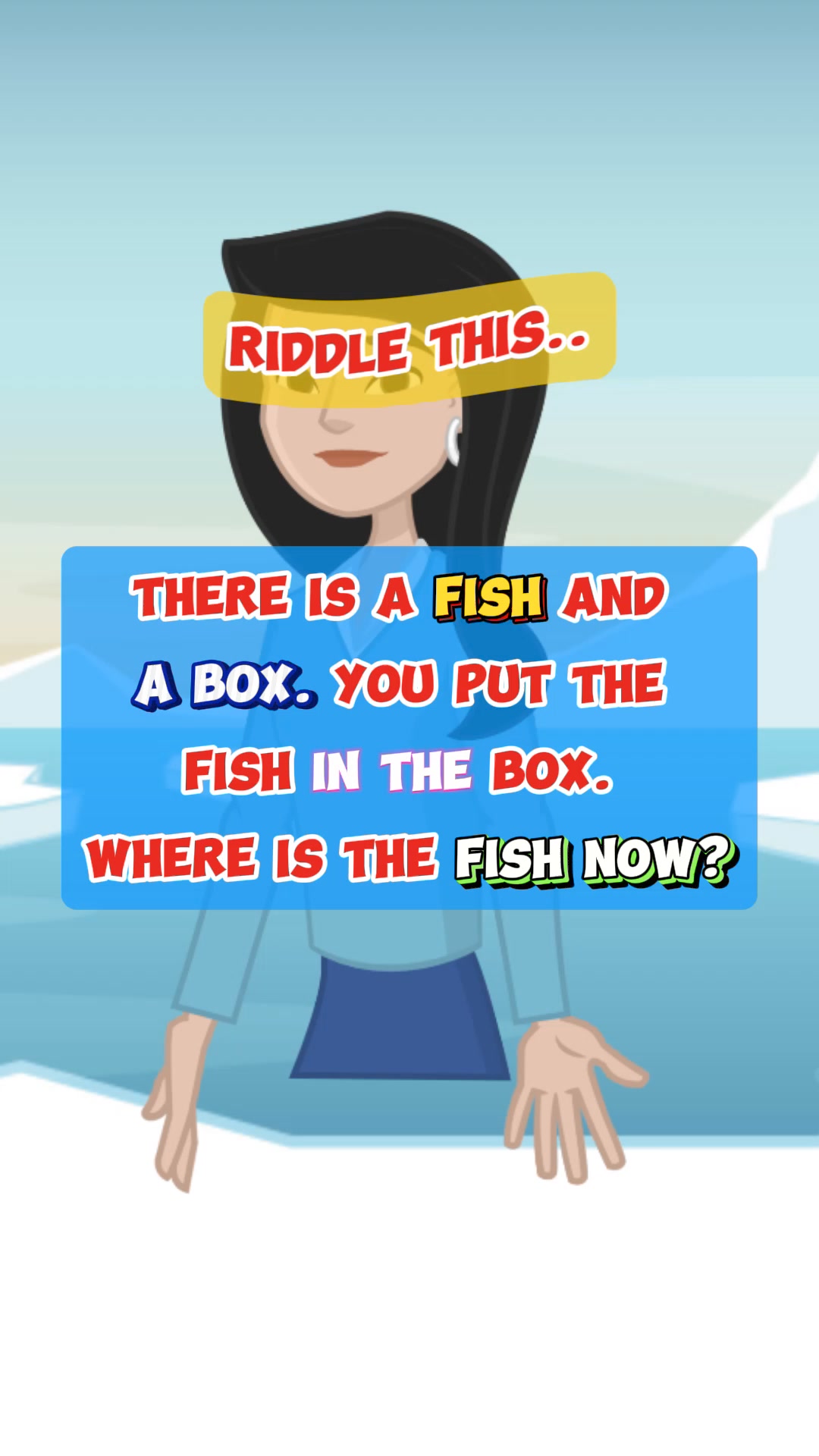 fish and box riddle Judgy Game | Witty Adult Party Game The Goldfish... Riddle And Answer