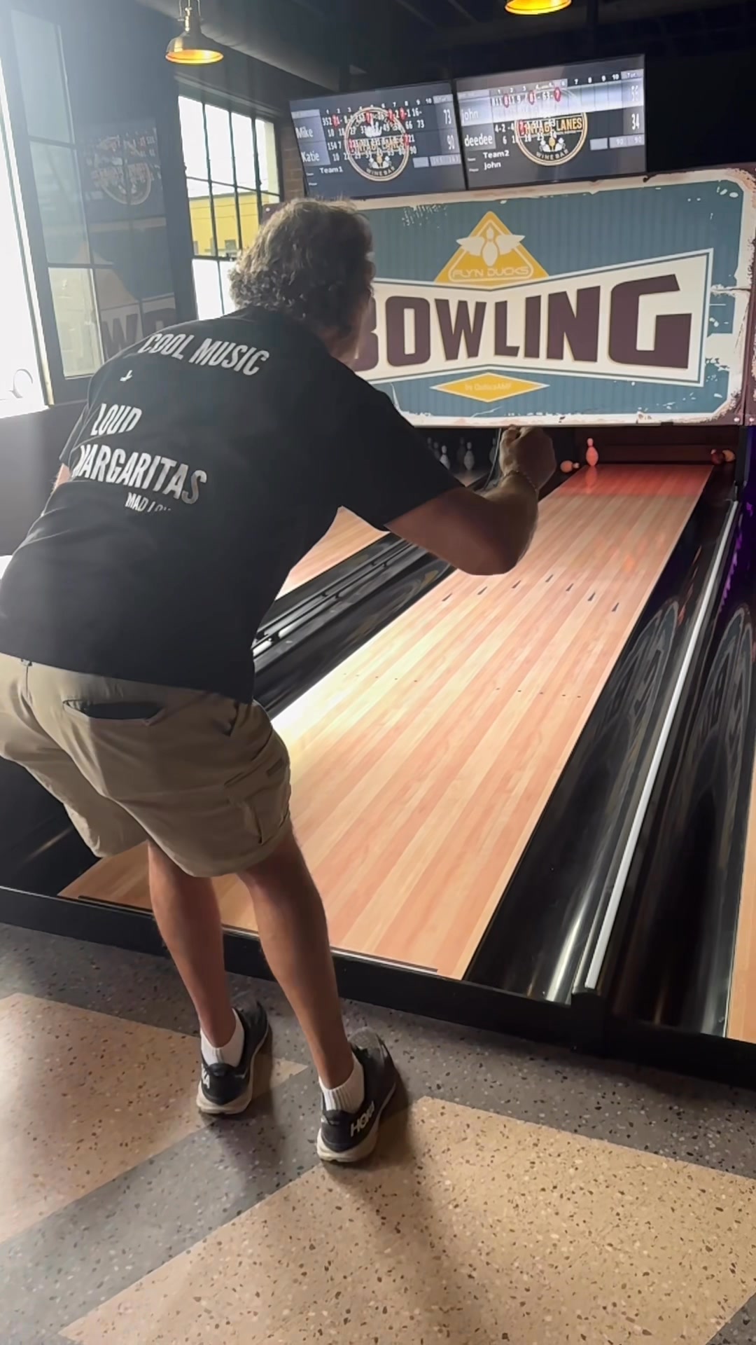 Duckpin bowling at Vintage Lanes! #JohnSchneider # ...
