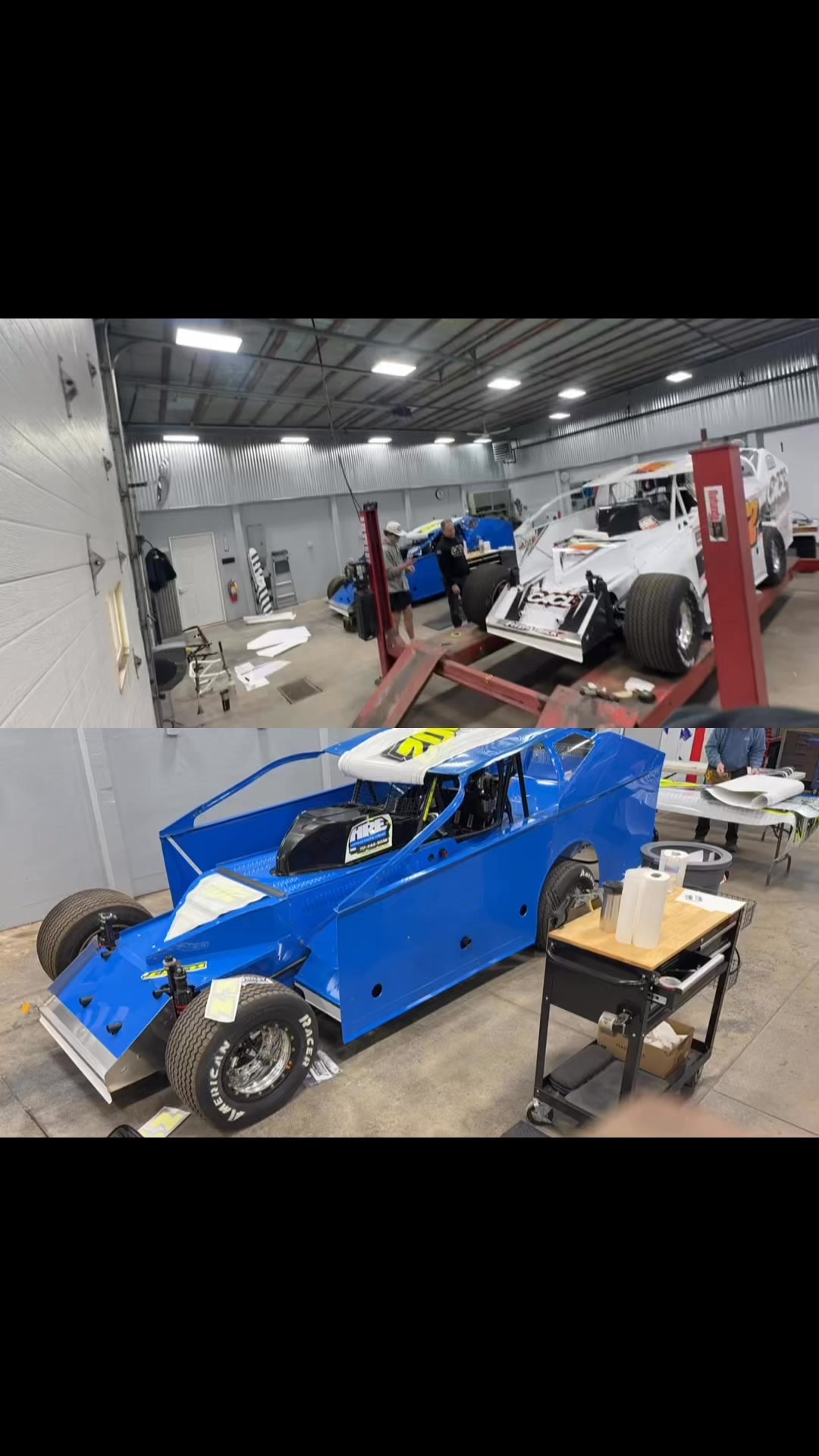 The guys were working hard yesterday in the shop! | Fitzpatrick Racing ...