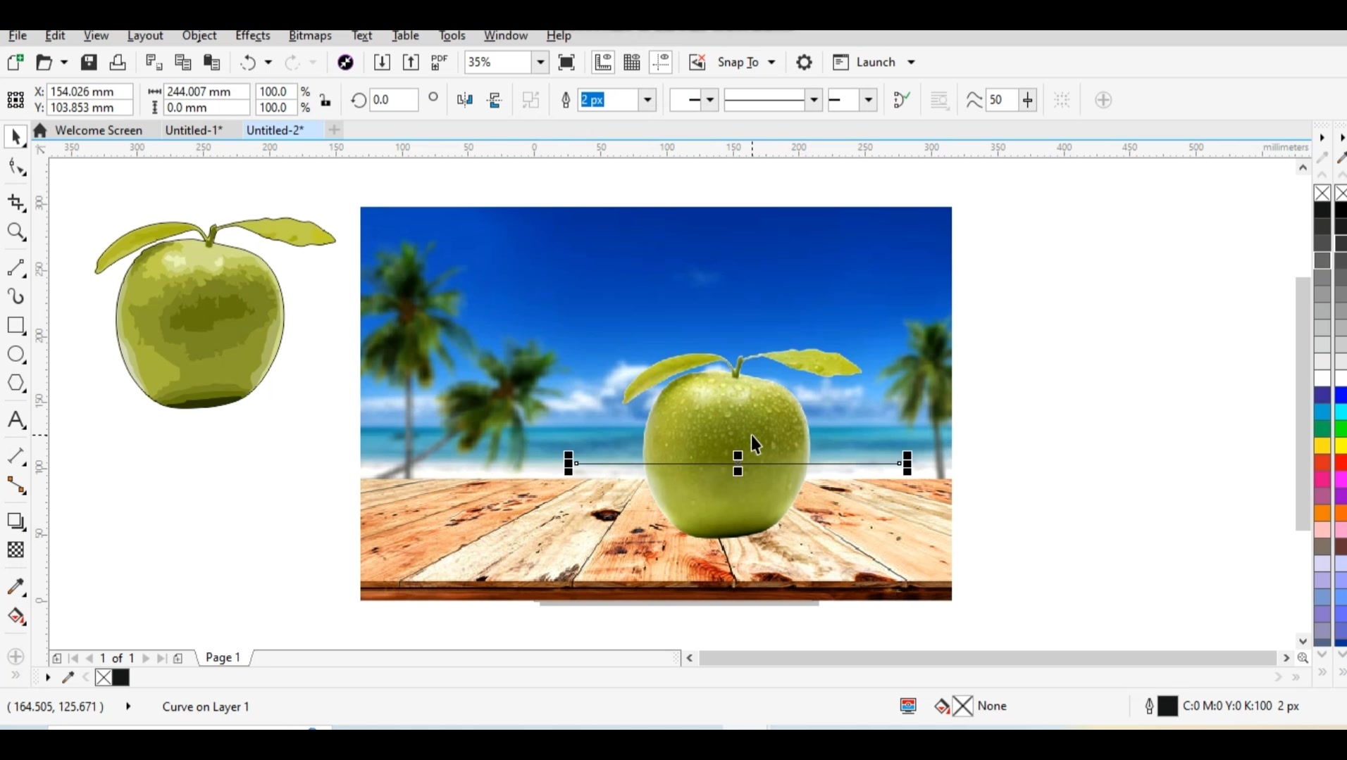 Photo manipulation |Apple fish | CorelDraw Tutorial | Graphic Designer ...