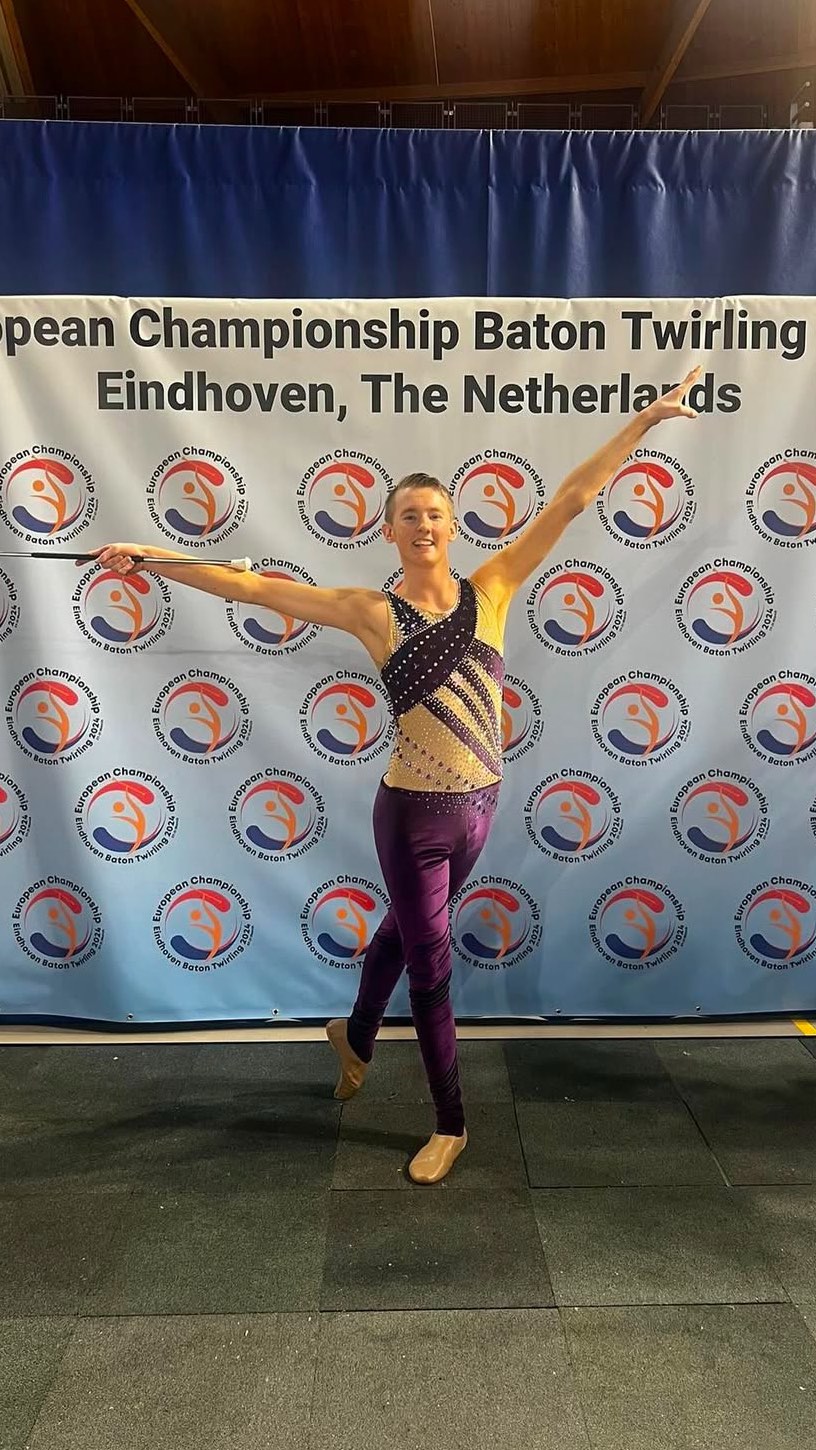 Training hard 🔥 0——————————————————0 #Baton #Twirling #BatonTwirling # ...