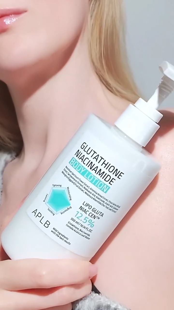 APLB Glutathione Niacinamide Body Lotion for Soft, Glowing Skin