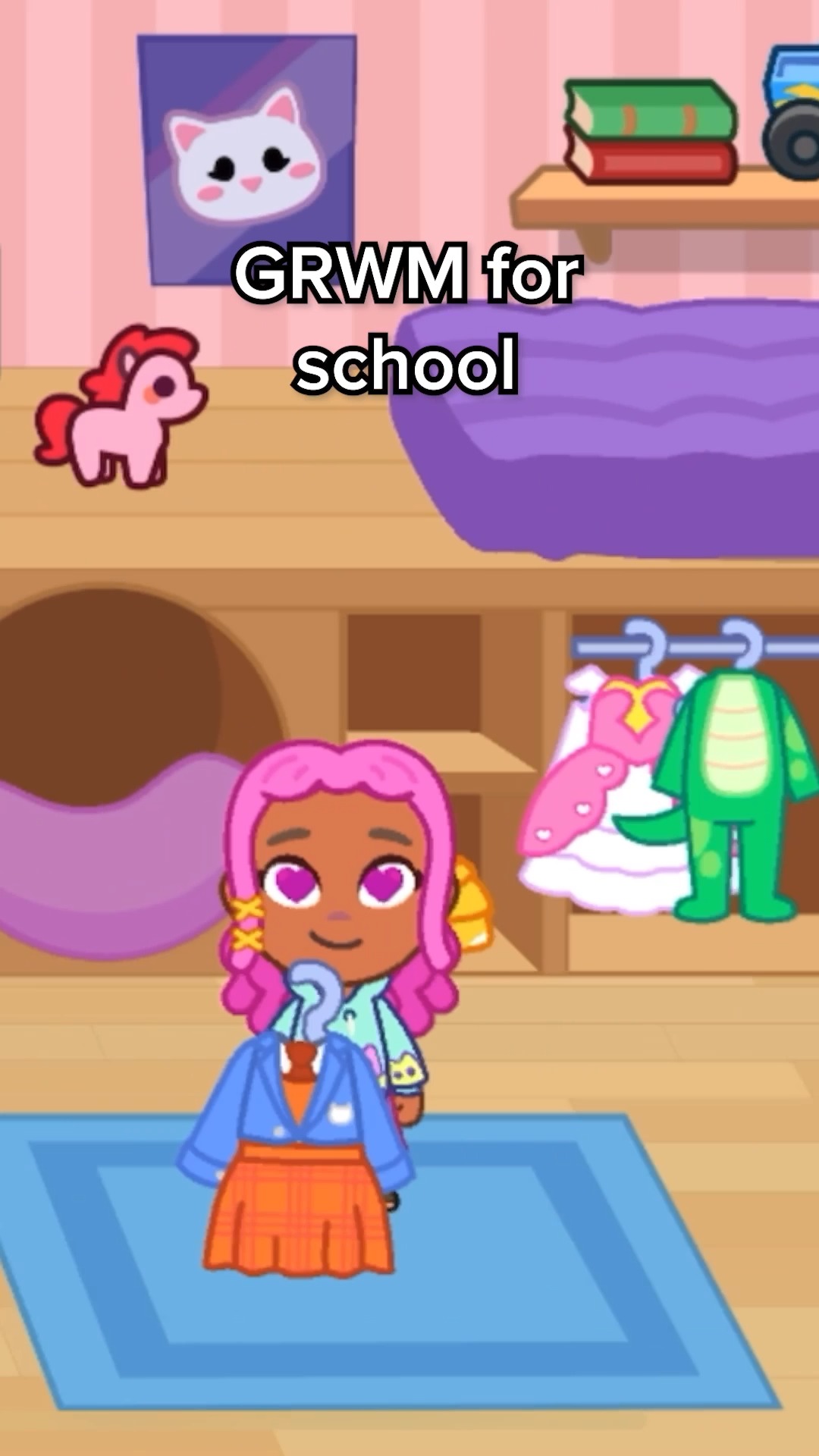 First day of school? You've got this! 💛 In my new game, Talking