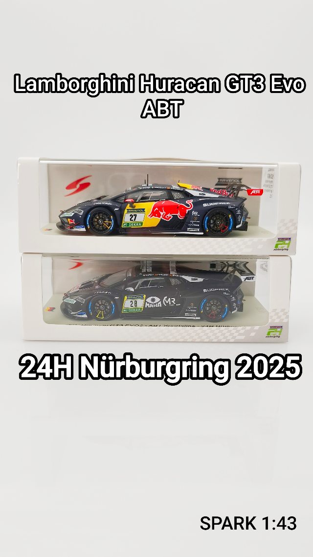 NEW IN STOCK Lamborghini Huracan GT3 Evo2 Team ABT - 24H