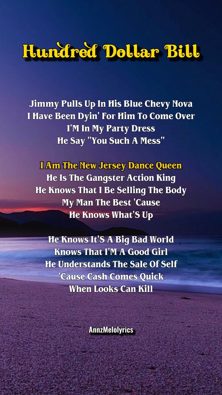 big blue dress lyrics Hundred Dollar Bill Song 🎶🤍 , #englishsonglyrics #viralreels #songlyrics | AnnzMelolyrics luxire:UNKNOWN:mill Black & White Collar Size:XXL-44