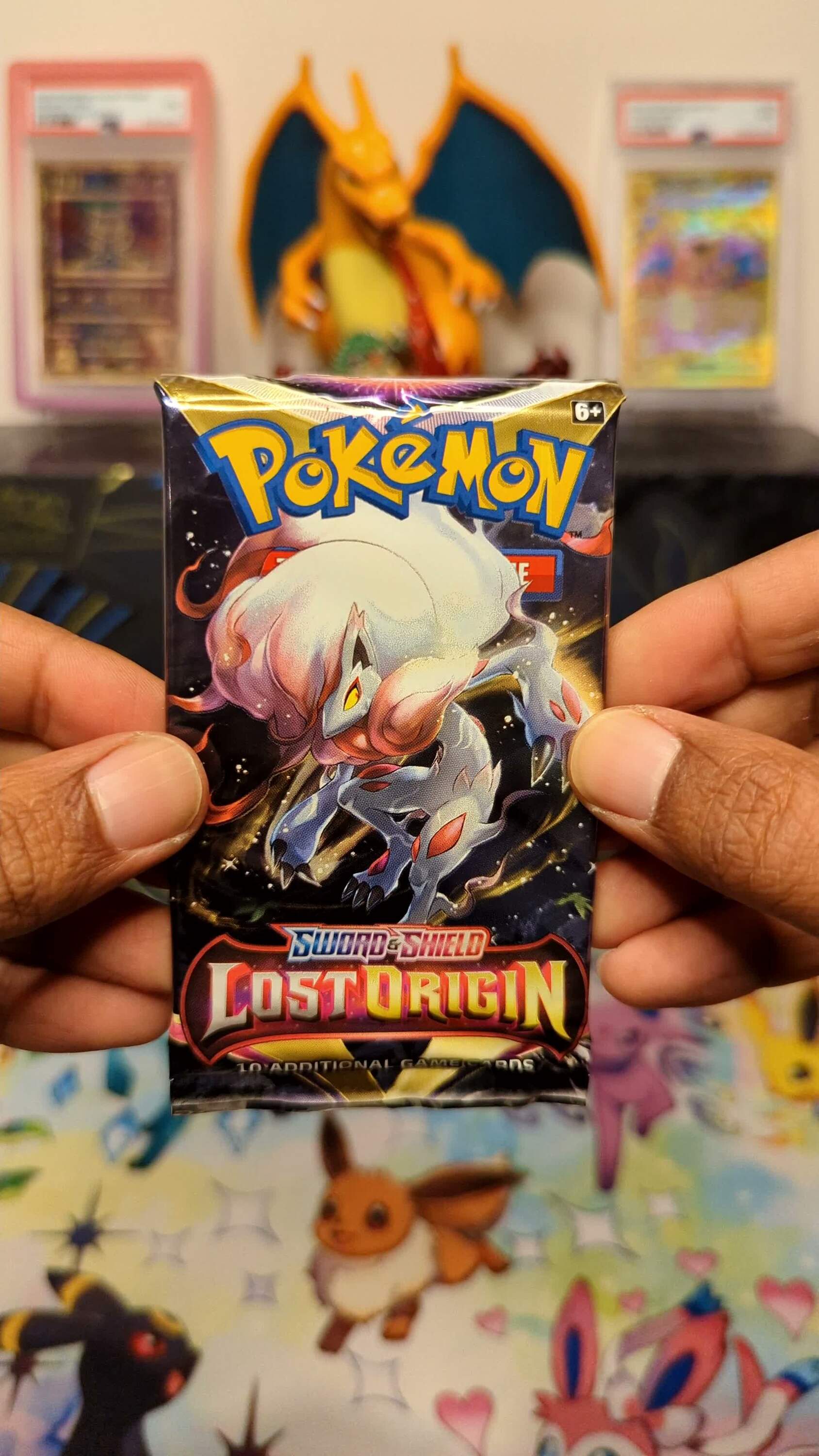 lost origin mini booster box Pokemon Sword & Shield TCG Elite Trainer Shield—Lost Origin expansion Pokemon Trading Card Game: LOST