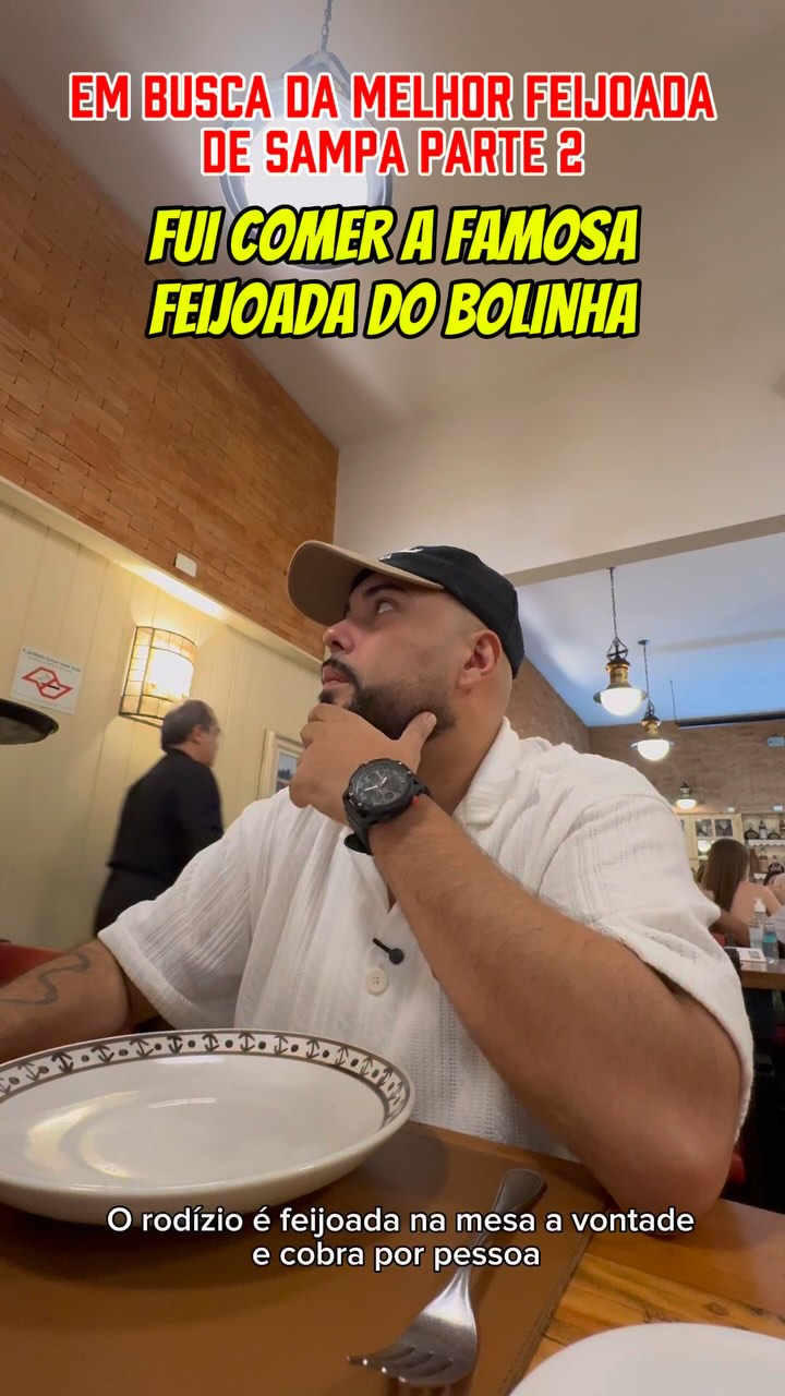 Fui comer a feijoada do @bolinharestaurante Comenta aí o que você achou ...