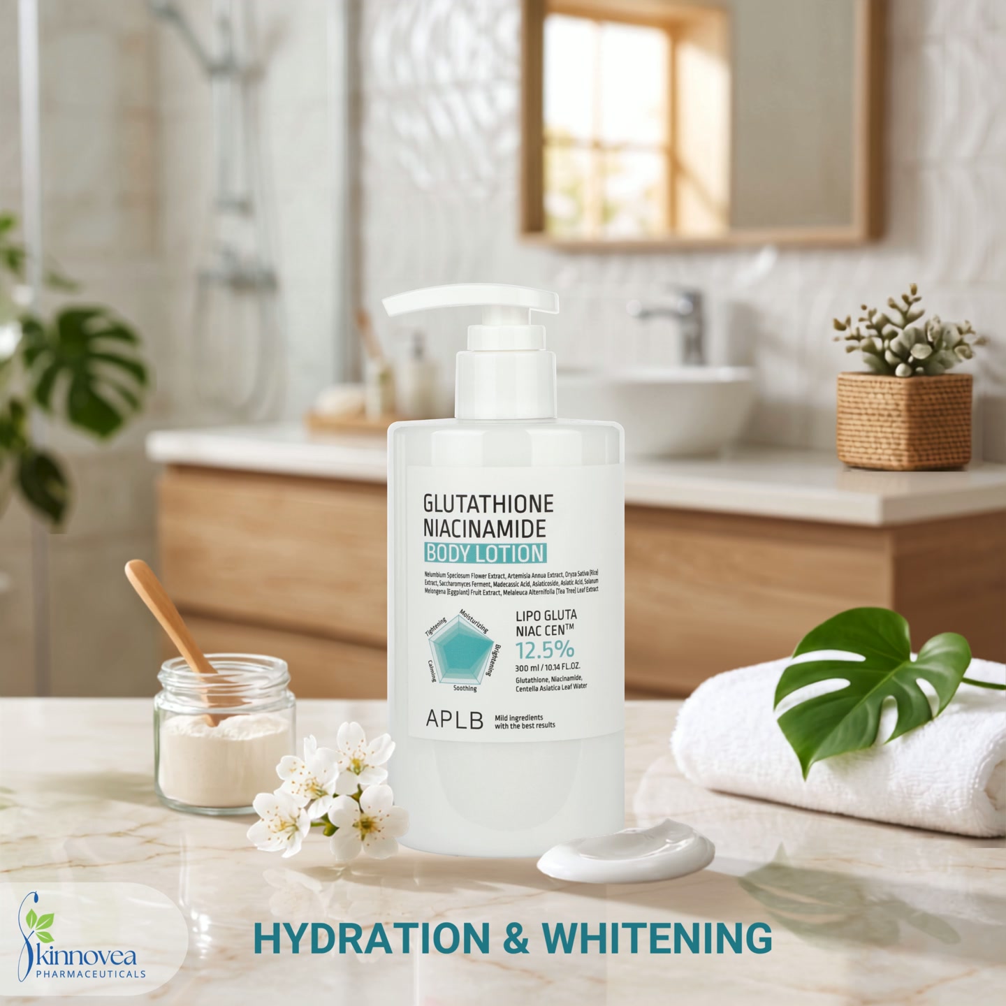 aplb glutathione body lotion Sun, sand, and the perfect summer skin! ☀️🏖️, Meet Niacinamide Lotion—your daily essential to soothe, brighten, and lock in head-to-toe hydration! 🧴💧 Formulated to absorb or anytime you need Offer_JULY40 Quantity:3.38oz ✨ Boost Your Energy