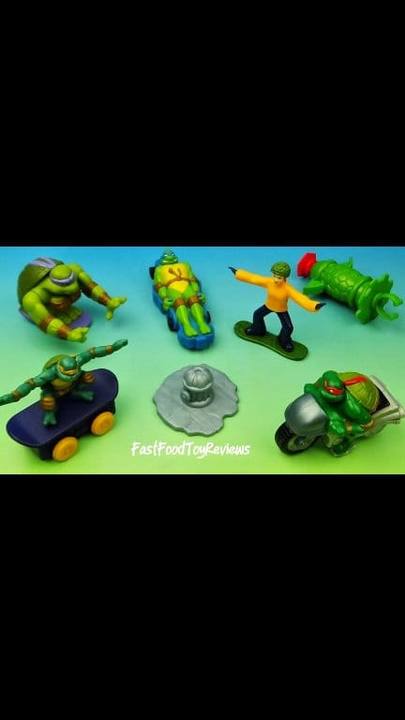 2003 Teenage Mutant Ninja Turtles Burger King Kids Meal Toys #tmnt