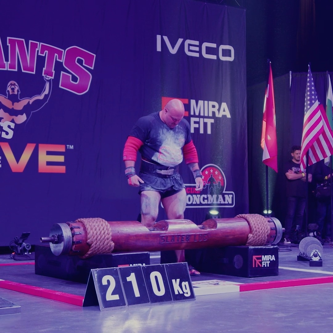 Mitchell Hooper | 210kg/463lb INSANE LOG PRESS! | Giants Live | Facebook