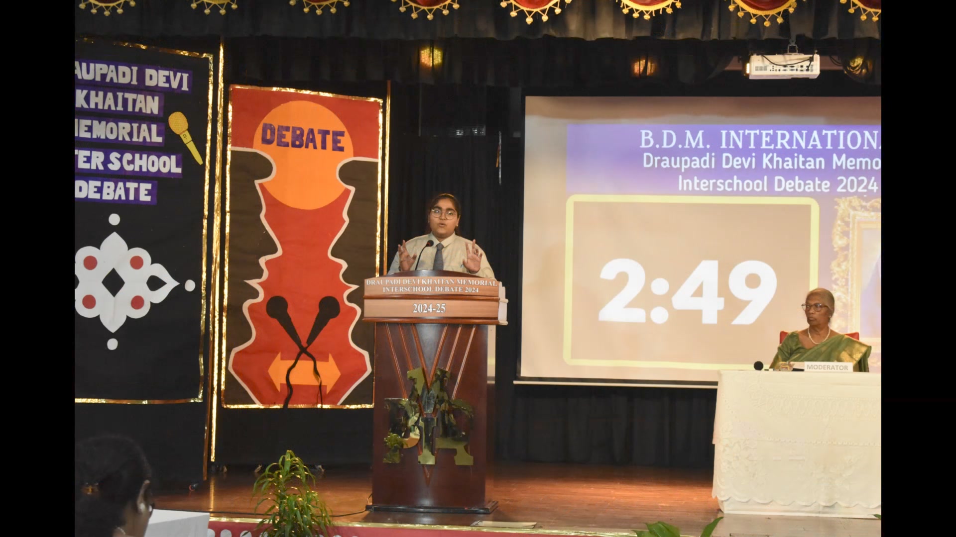 Draupadi Devi Khaitan Memorial Interschool Debate 2024 #CBSESchool # ...