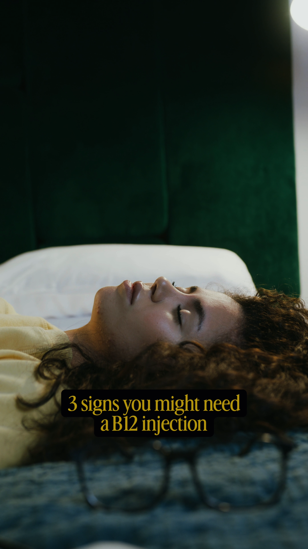 Still tired after a full night's sleep? That's not normal and it might not be your lifestyle. Here are 3 signs your body could be low in B12: 1. You're constantly tired