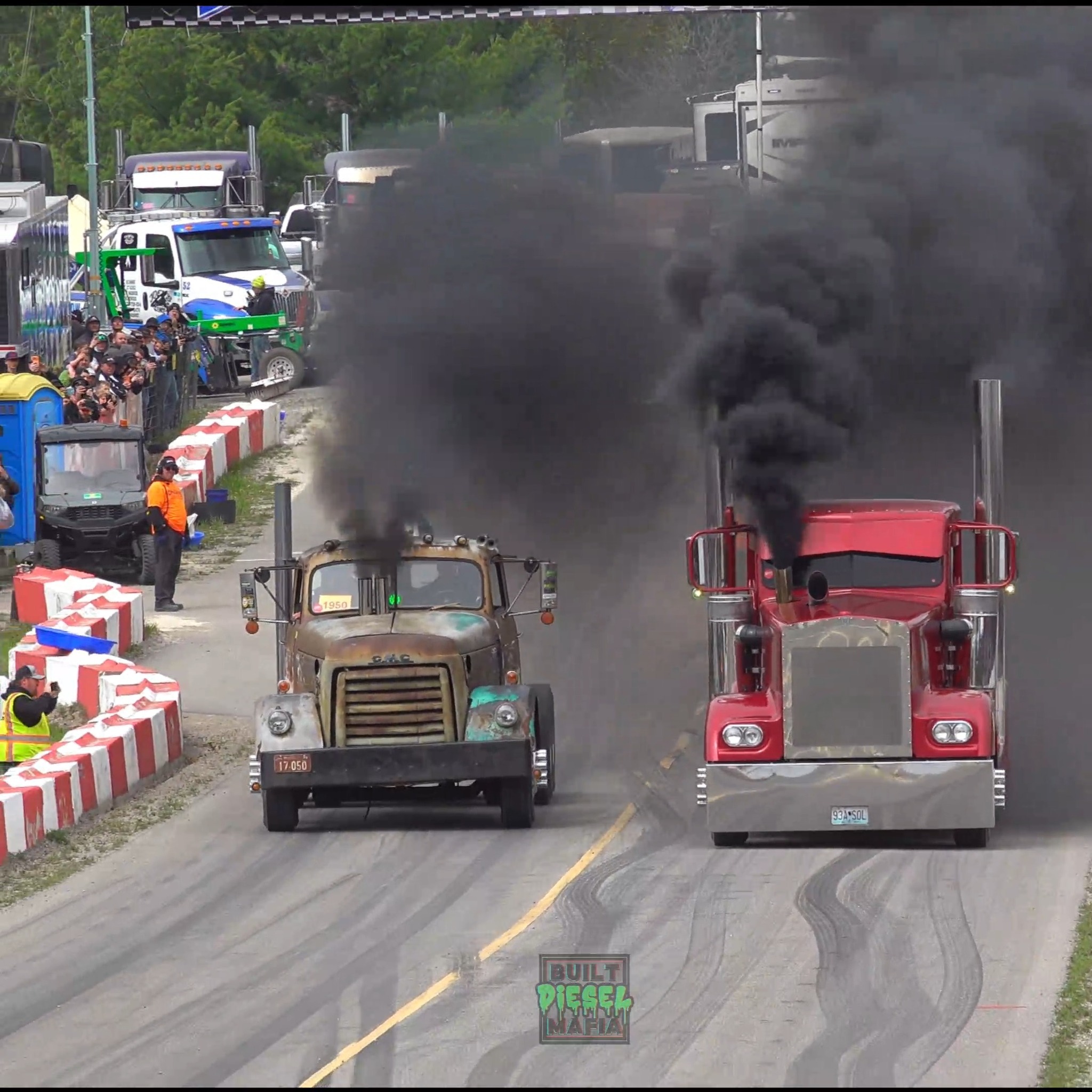 The The Crusty Fat Cab Common Rail Detroit Diesel powered big rig