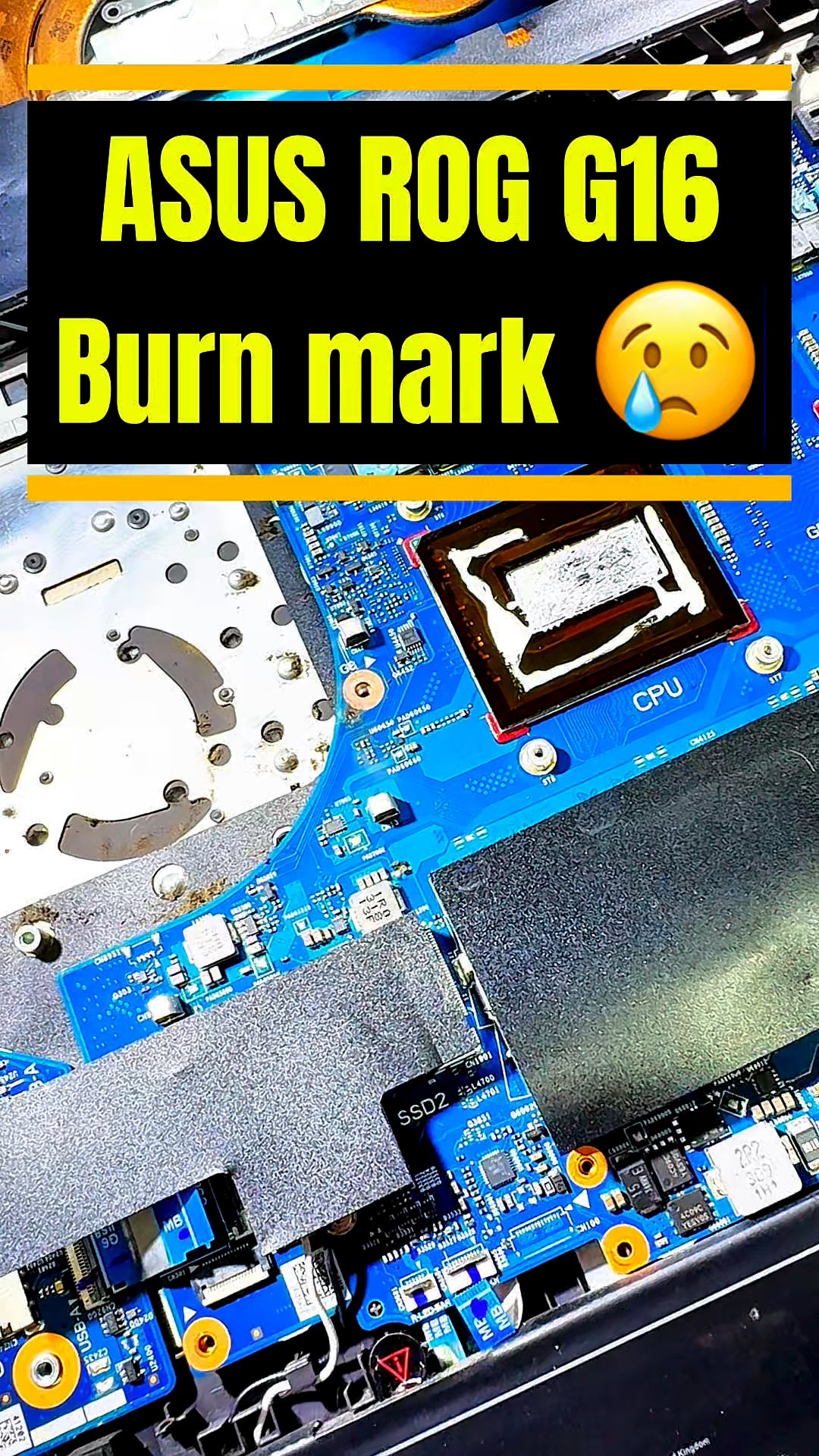 12 වෙනි ASUS ROG G16 Burn Mark 💻 🧿ලැප්ටොප් අලුත්වැඩියවන් දැන් එවෙලේම ...
