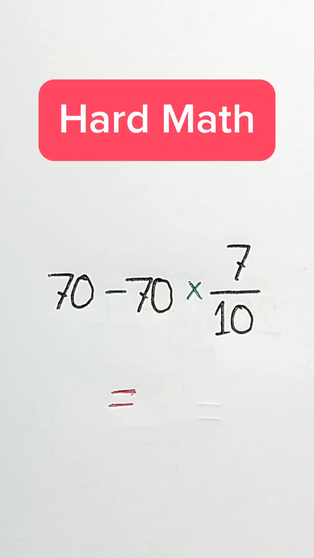 Hard Math Test 💯 #mathtest #math #mathematics #maths | IQ Test | Facebook