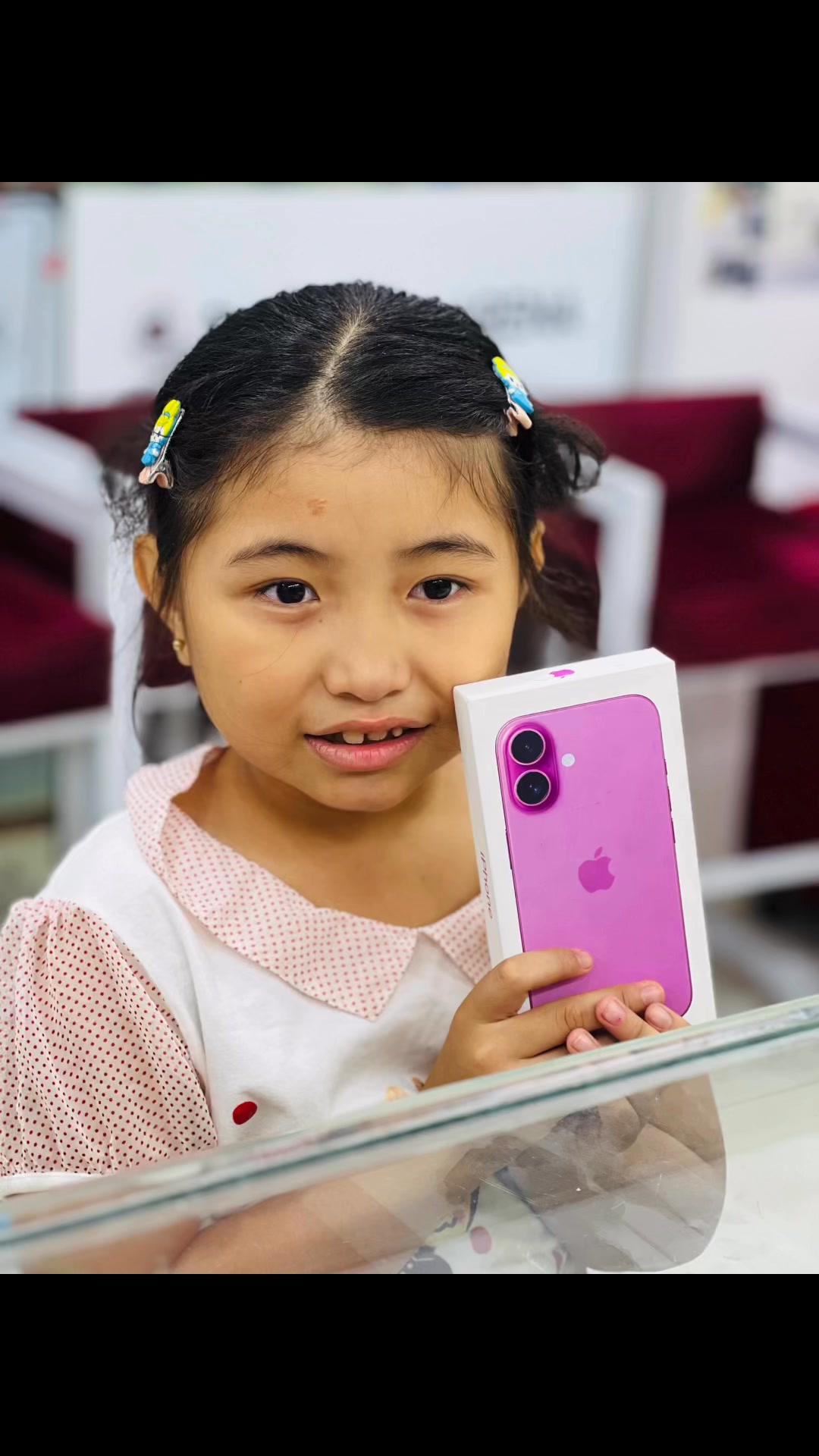 A baby purchasing a pink colour iPhone 16 ☺️☺️☺️ | Phones 4u Arena ...