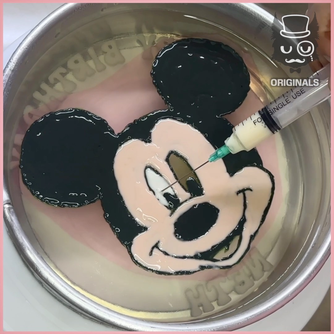 菓子 Mickey Mickey Mouse 3D Jelly Cake ! 🌷🎂🤩 | Simple